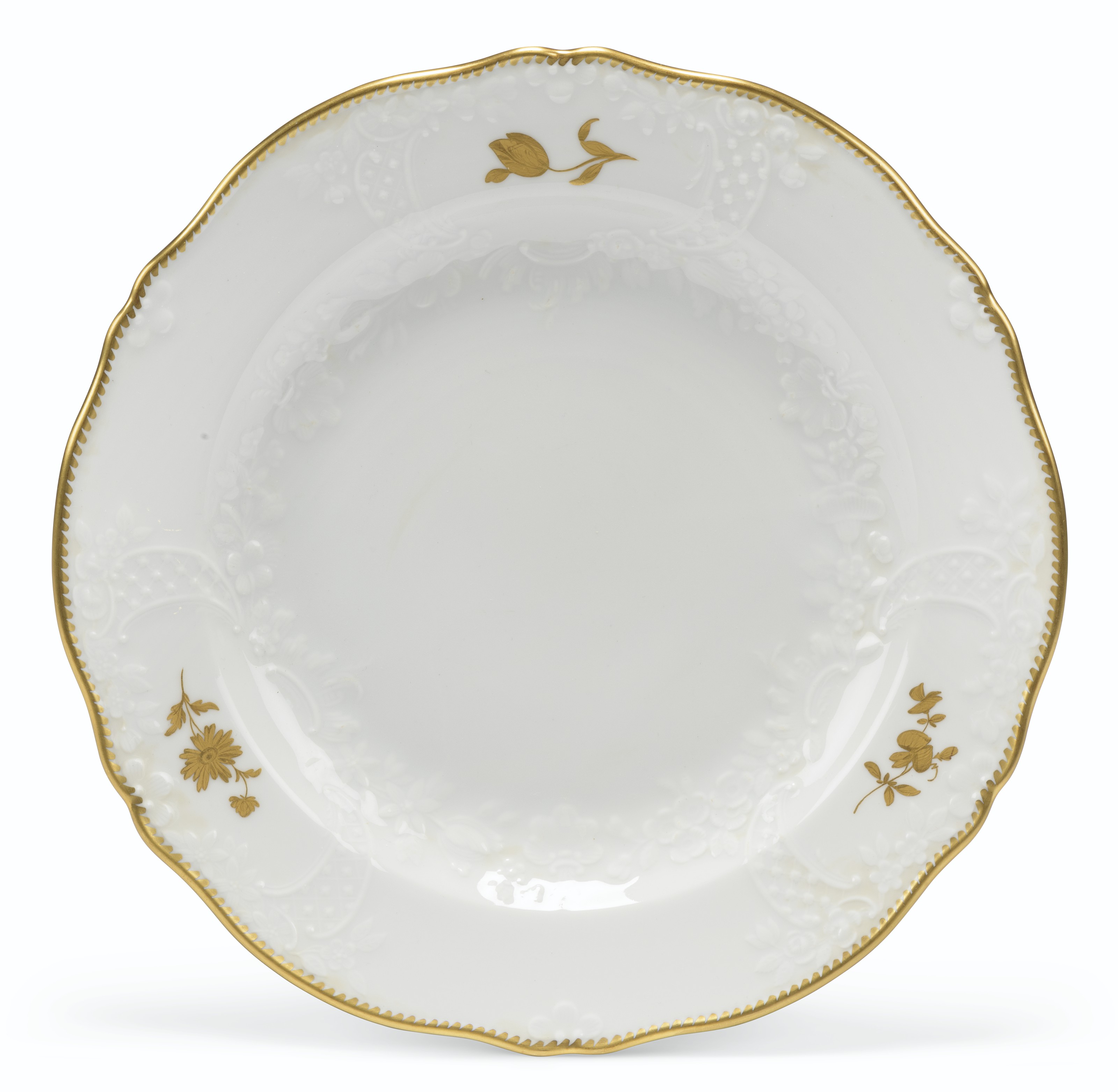 A MEISSEN PORCELAIN 'GOLD FLOWER' PATTERN PART TABLE-SERVICE, 20TH