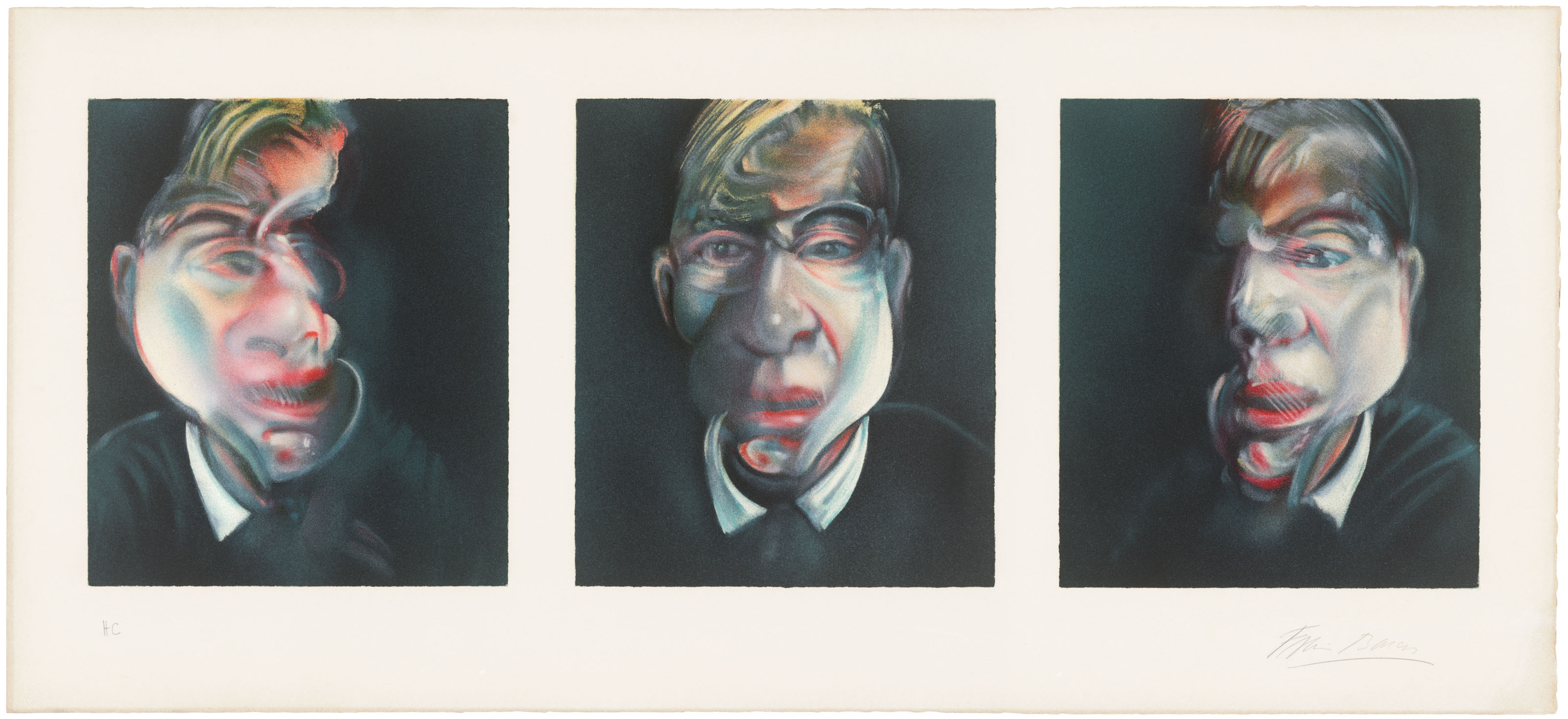 Three Studies for a Self-Portait
