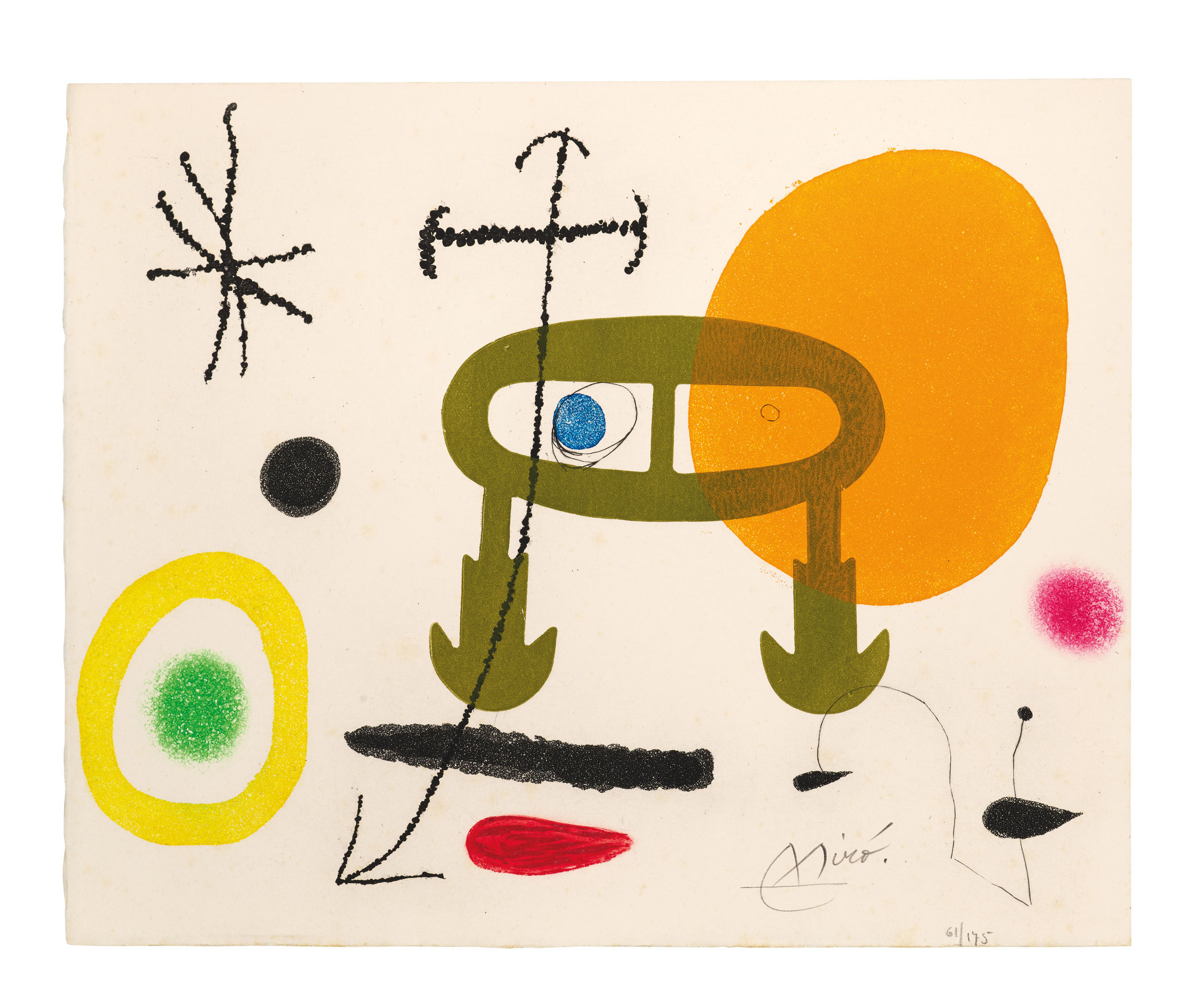 JOAN MIRÓ (1893-1983), Je n'ai jamais appris à écrire ou les