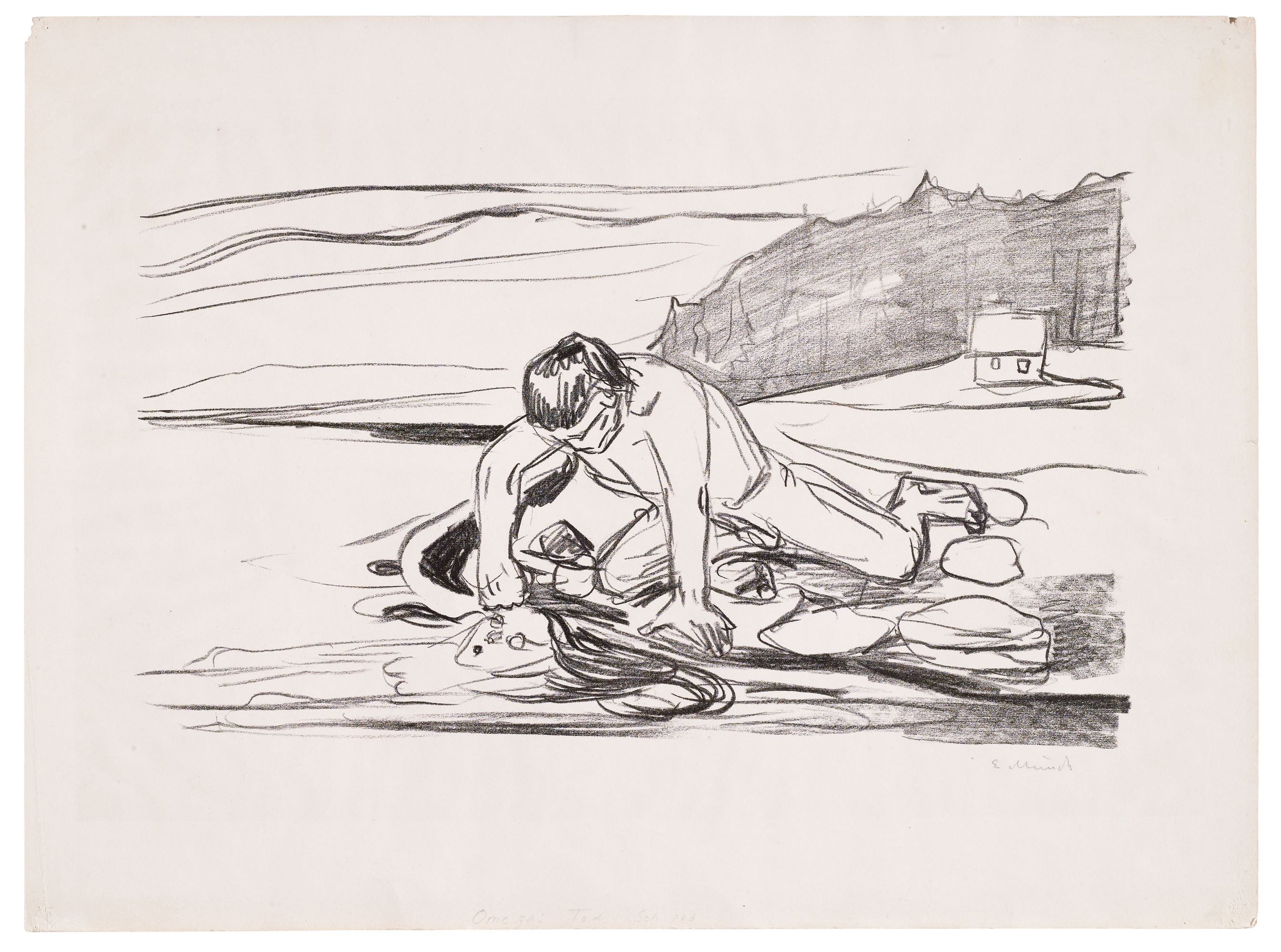 EDVARD MUNCH (1863-1944), Omega's Death, from: Alpha and Omega