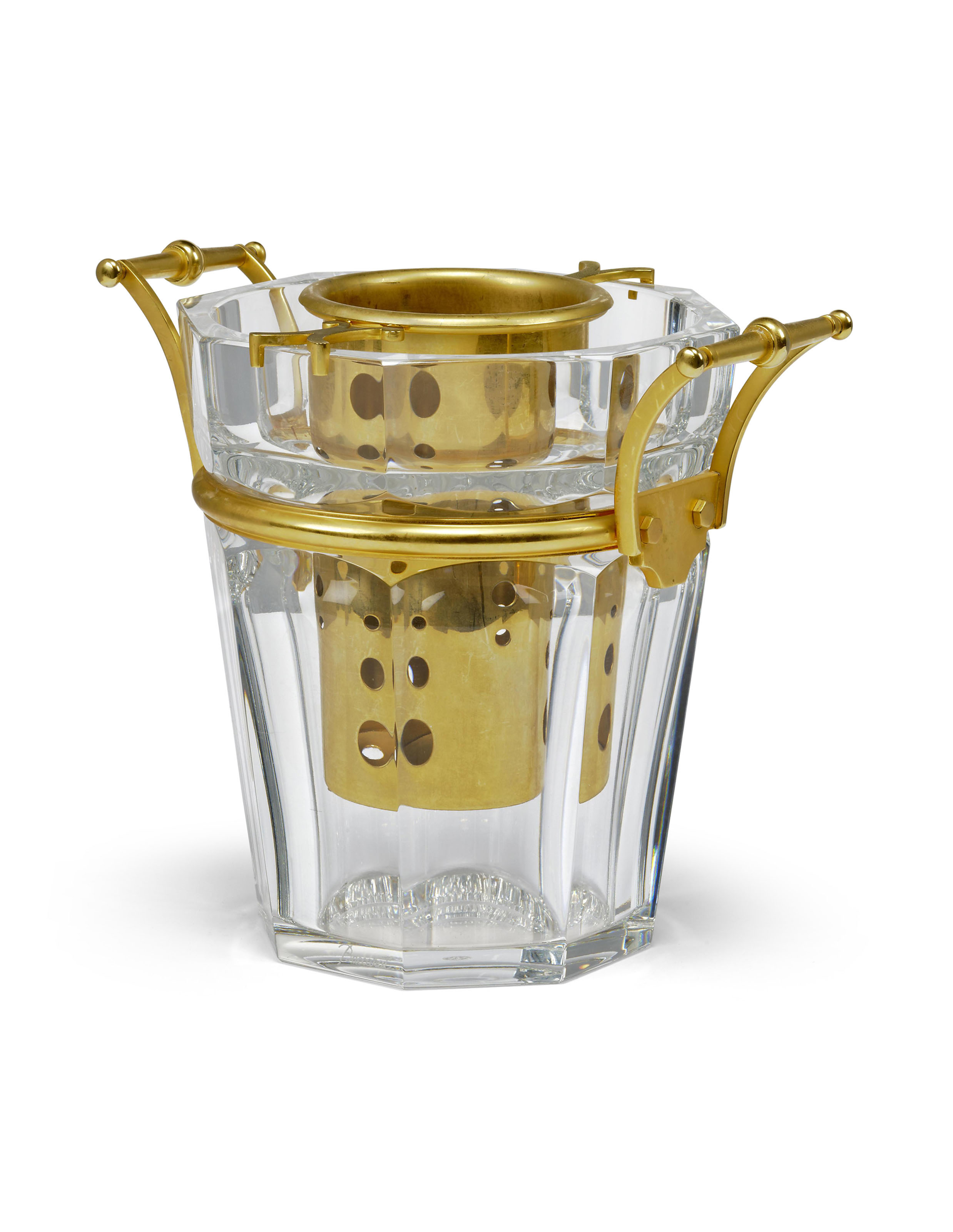 A BACCARAT GLASS WINECOOLER, 20TH CENTURY, ACID ETCHED FACTORY MARKS Christie’s