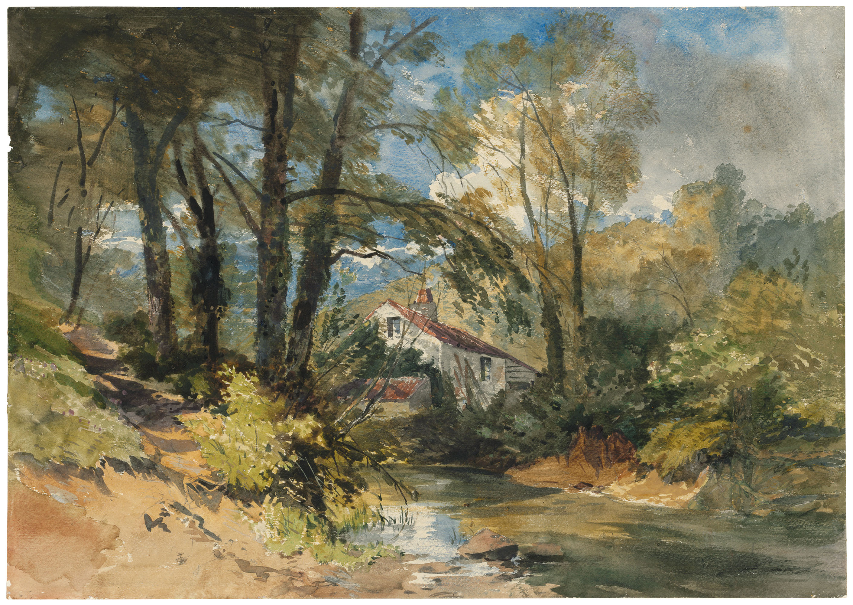 WILLIAM JAMES MULLER (BRISTOL 18121845), A cottage in a wood Christie’s