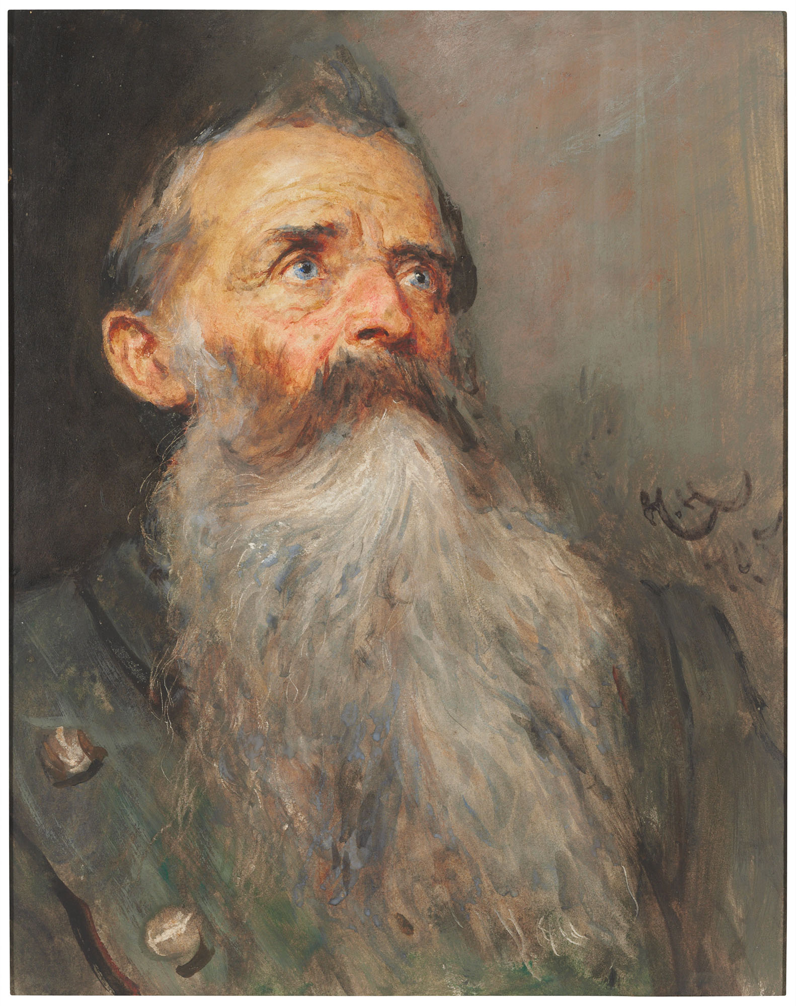 Catalog image of Study of a head of a bavarian man