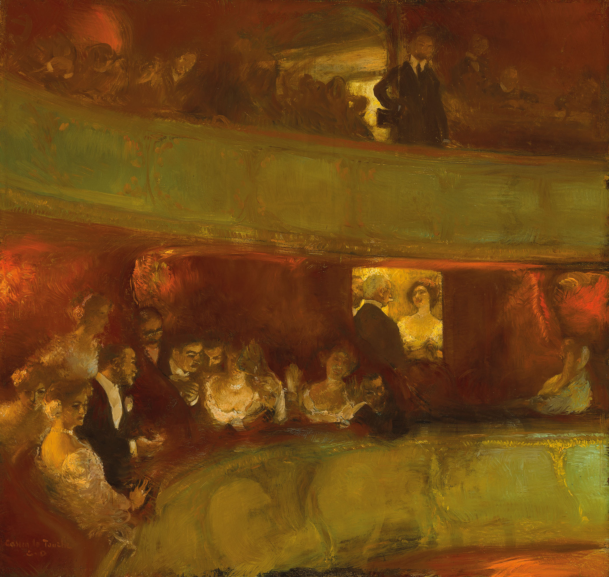 GASTON LA TOUCHE (FRENCH, 18541913), L'Entracte souvenir d'Italie