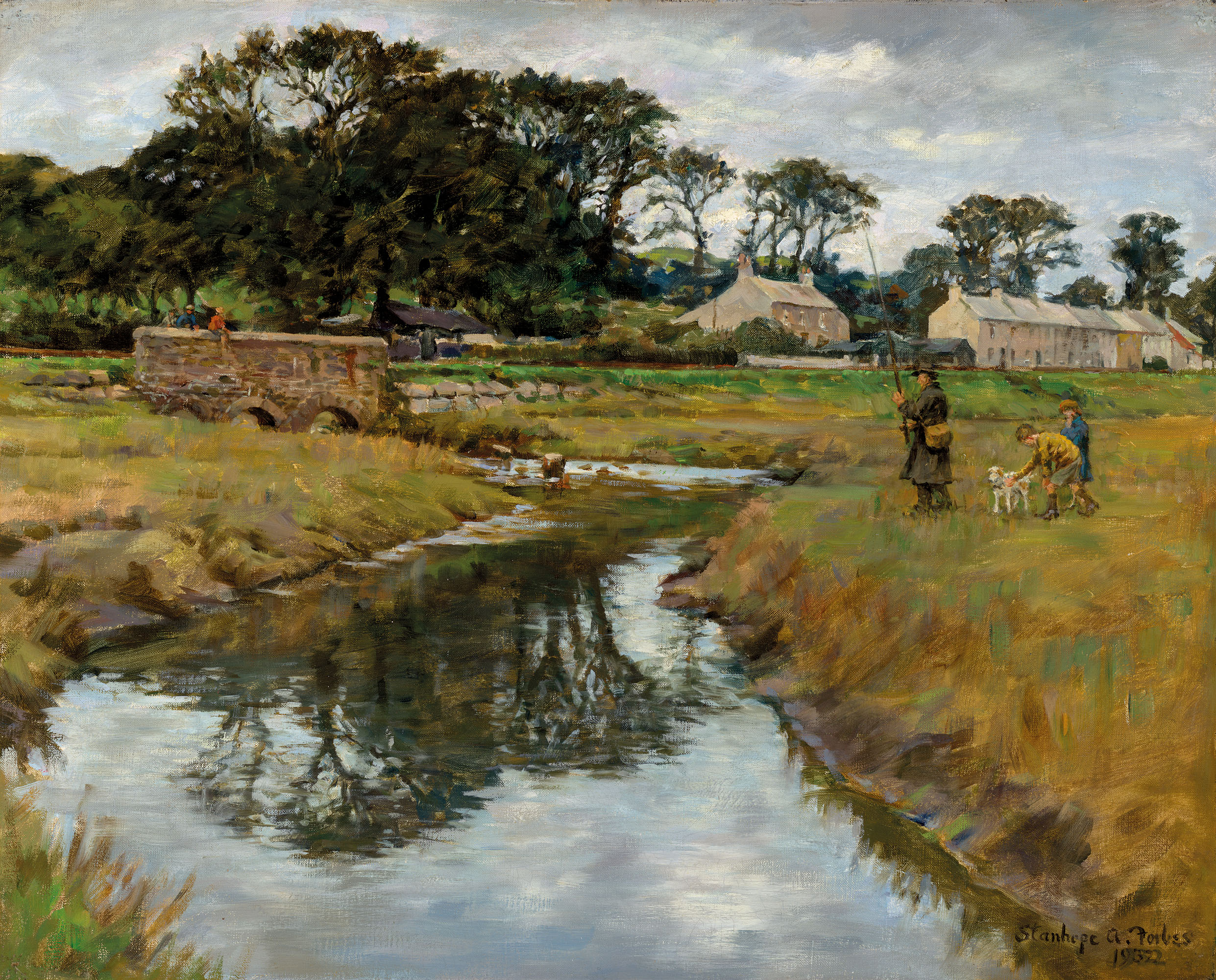 STANHOPE ALEXANDER FORBES, R.A. (BRITISH, 1857-1947), Where the river ...