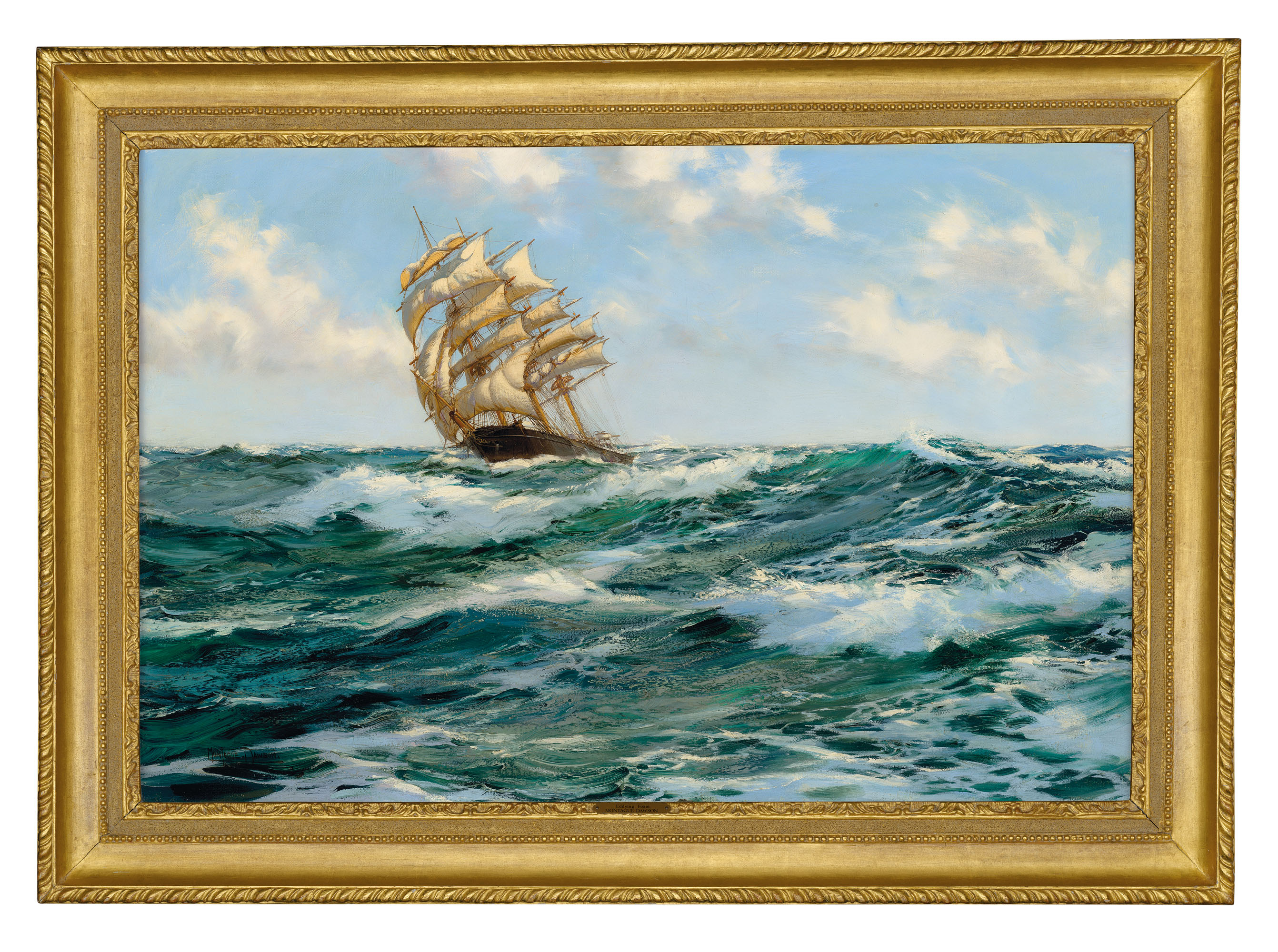 MONTAGUE DAWSON, F.R.S.A., R.S.M.A. (BRITISH, 1895-1973), Eddying