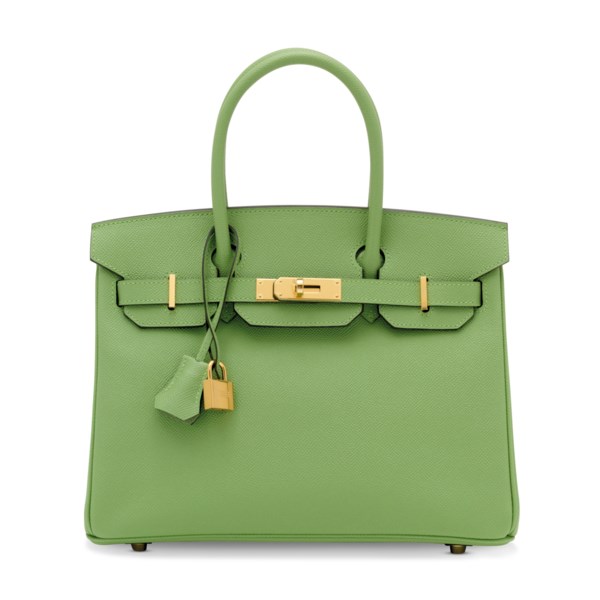 Hermes Birkin 30 Lime Epsom GHW Handbag 2020 in BOX