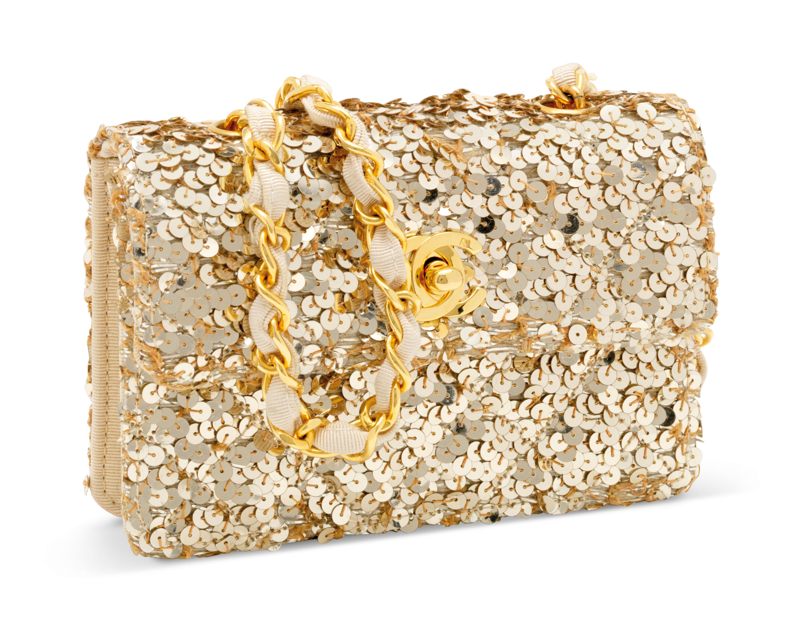 Chanel sequin bag hotsell 2020