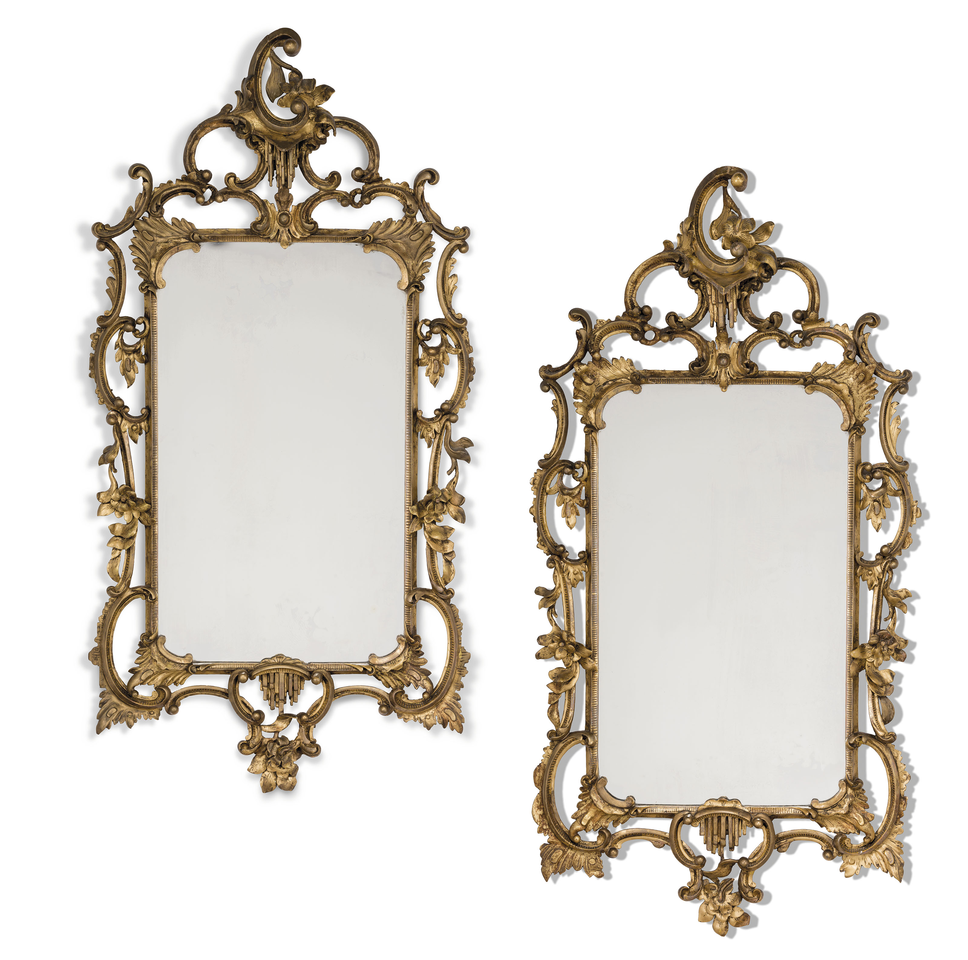 A PAIR OF EARLY VICTORIAN GILTWOOD MIRRORS , CIRCA 1850 Christie's