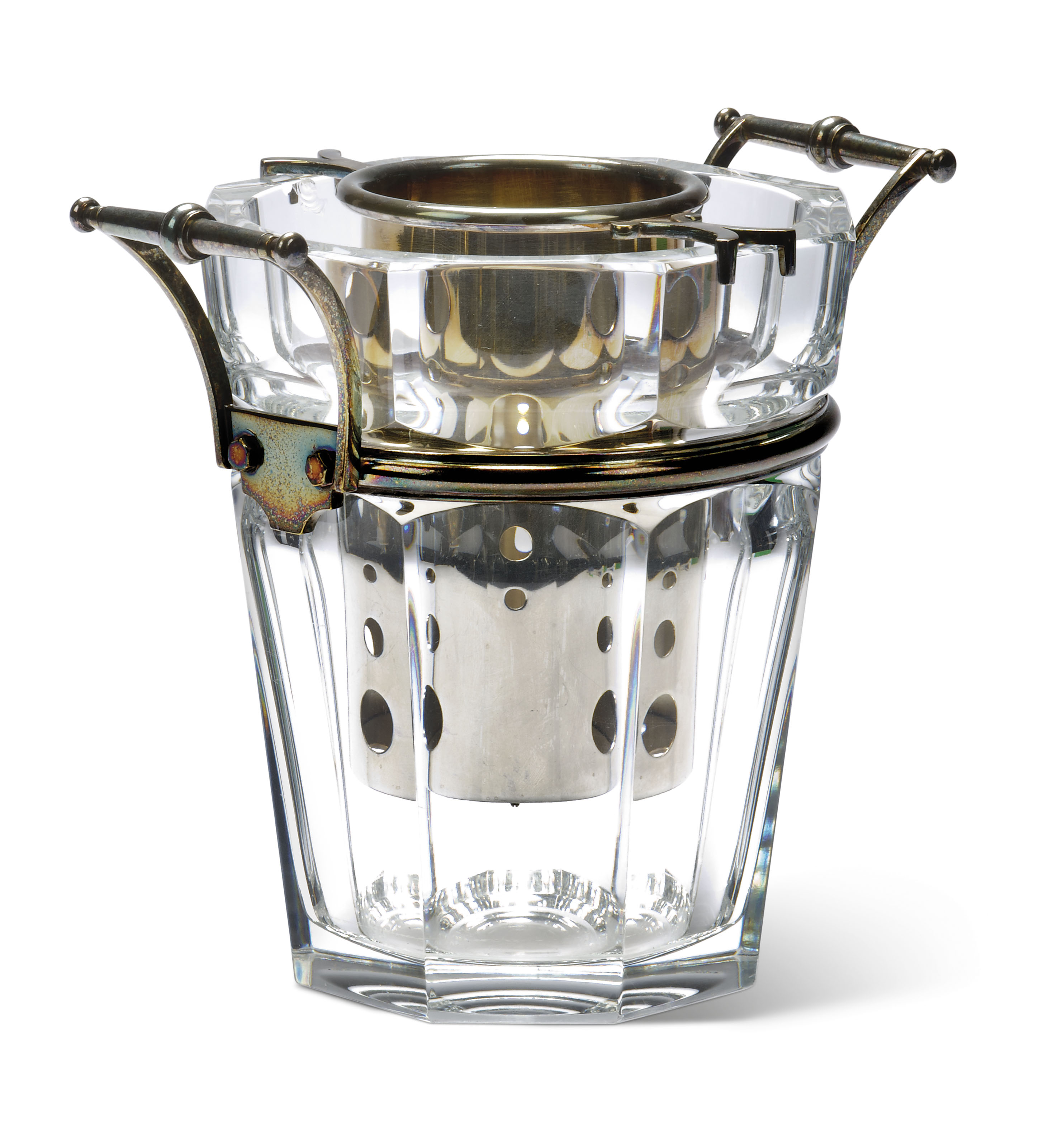 A BACCARAT GLASS WINECOOLER , 20TH CENTURY, ACID ETCHED FACTORY MARKS Christie's