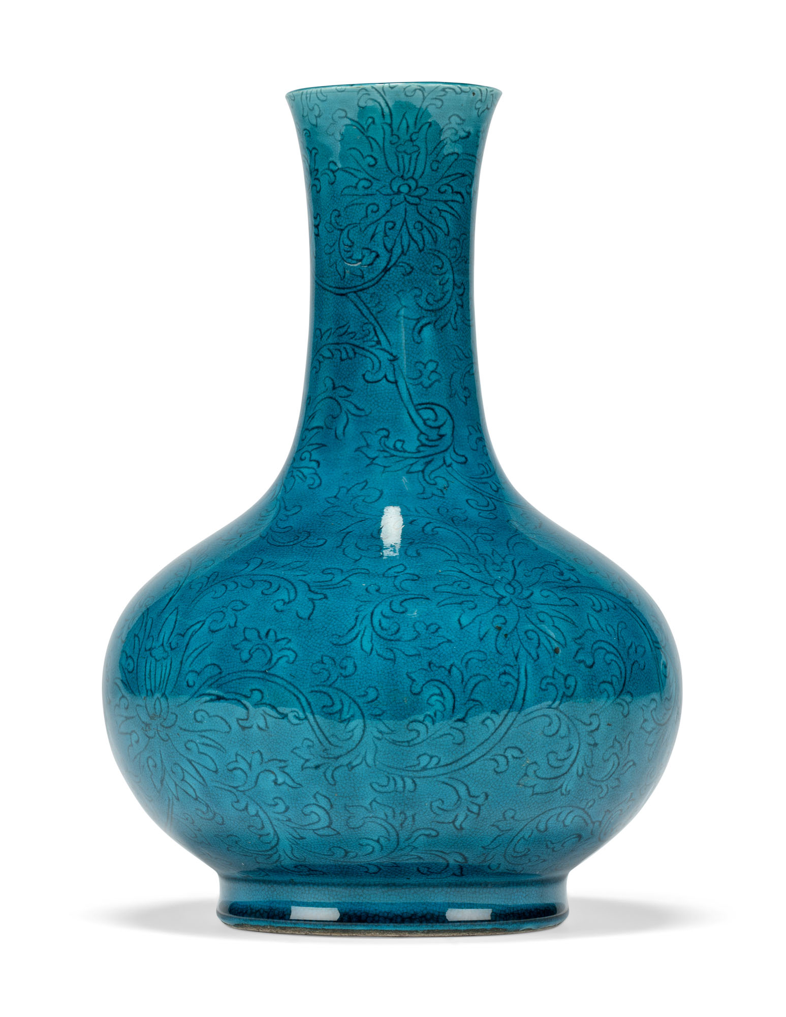 A CHINESE TURQUOISEGLAZED BOTTLE VASE, 19TH CENTURY Christie’s