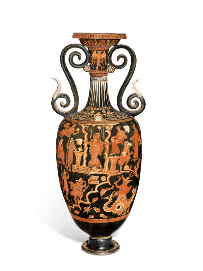 AN APULIAN REDFIGURED LOUTROPHOROS