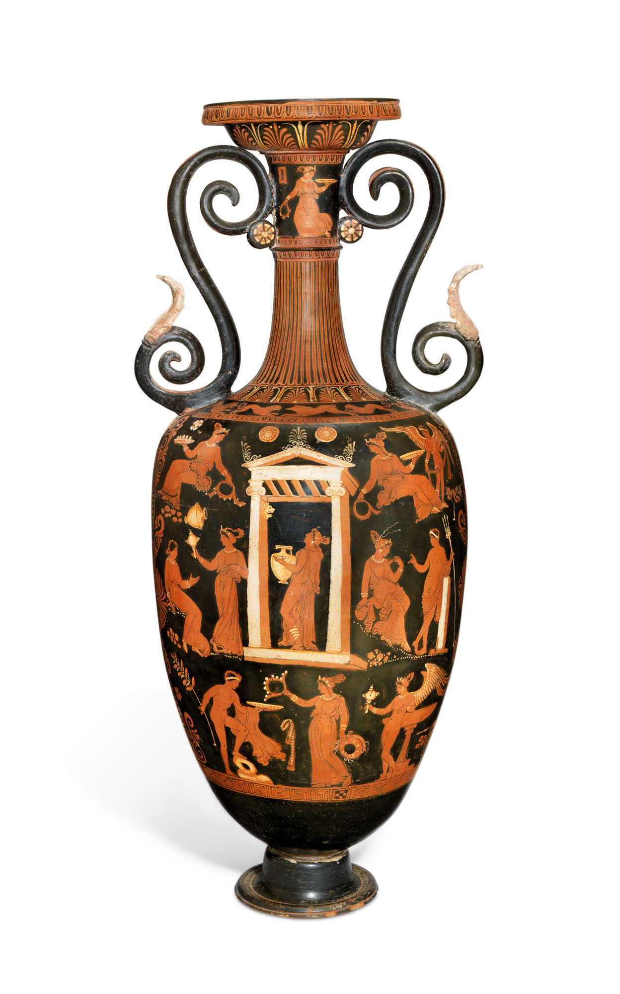 An Apulian Red Figured Loutrophoros