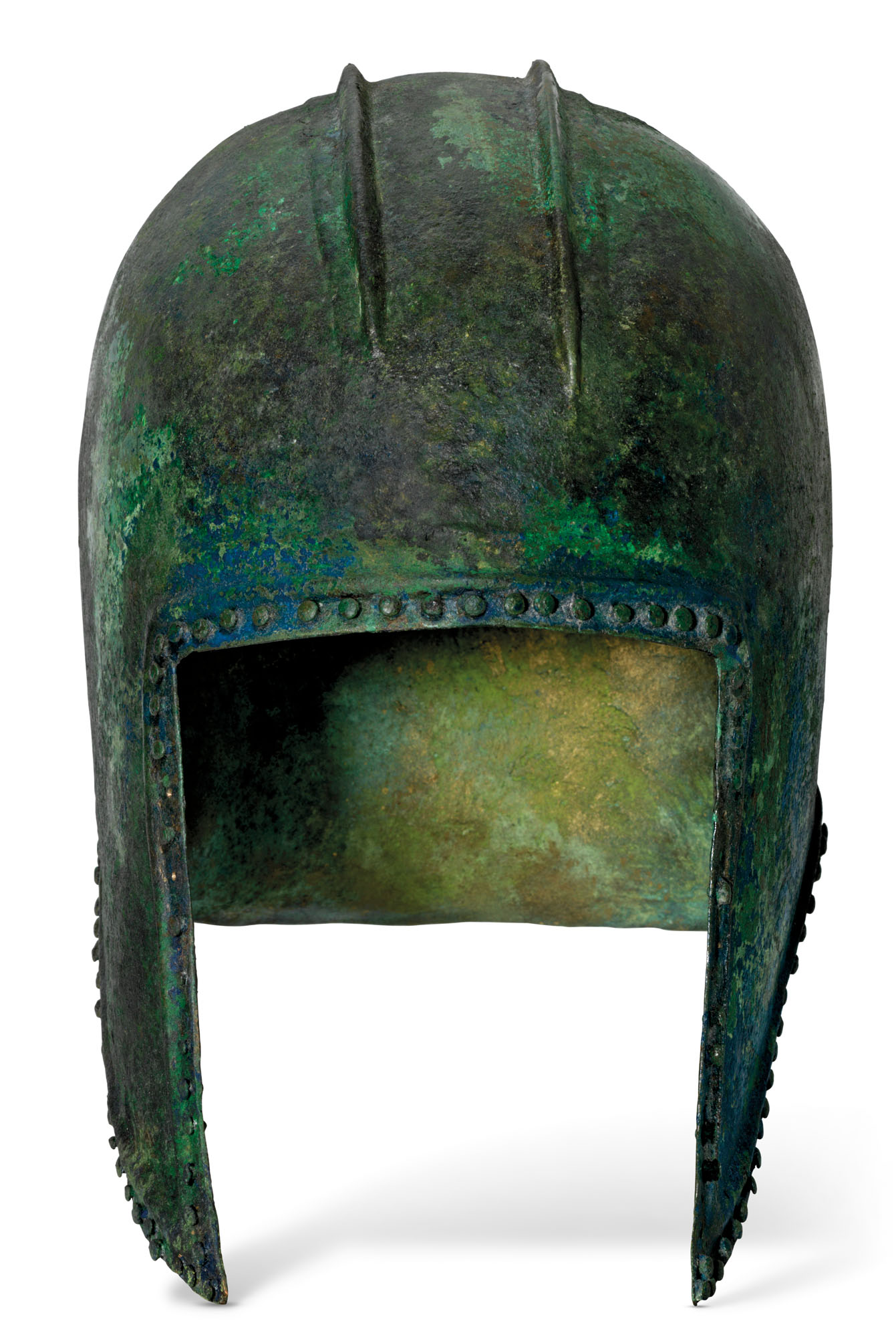 AN ILLYRIAN BRONZE HELMET