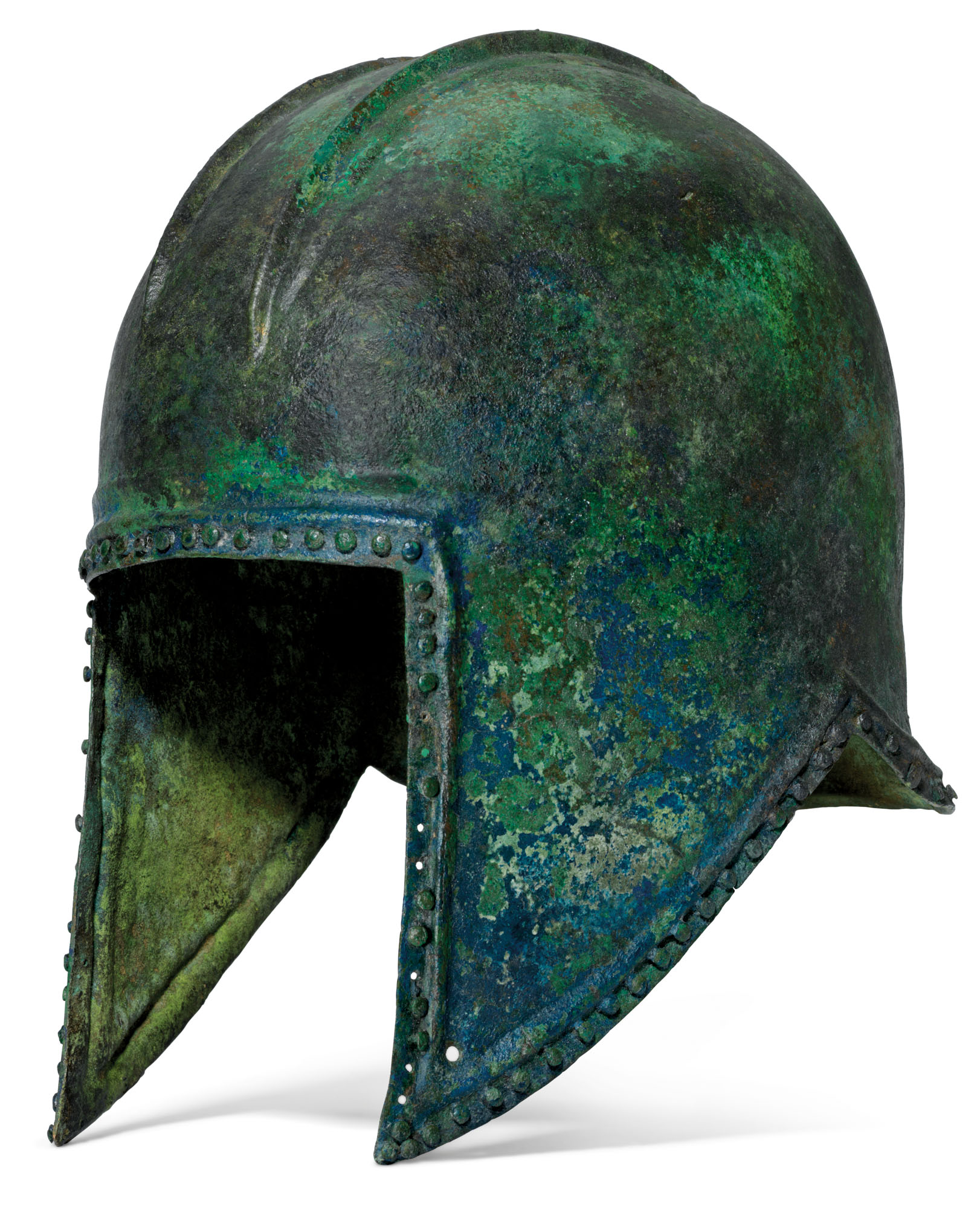 AN ILLYRIAN BRONZE HELMET