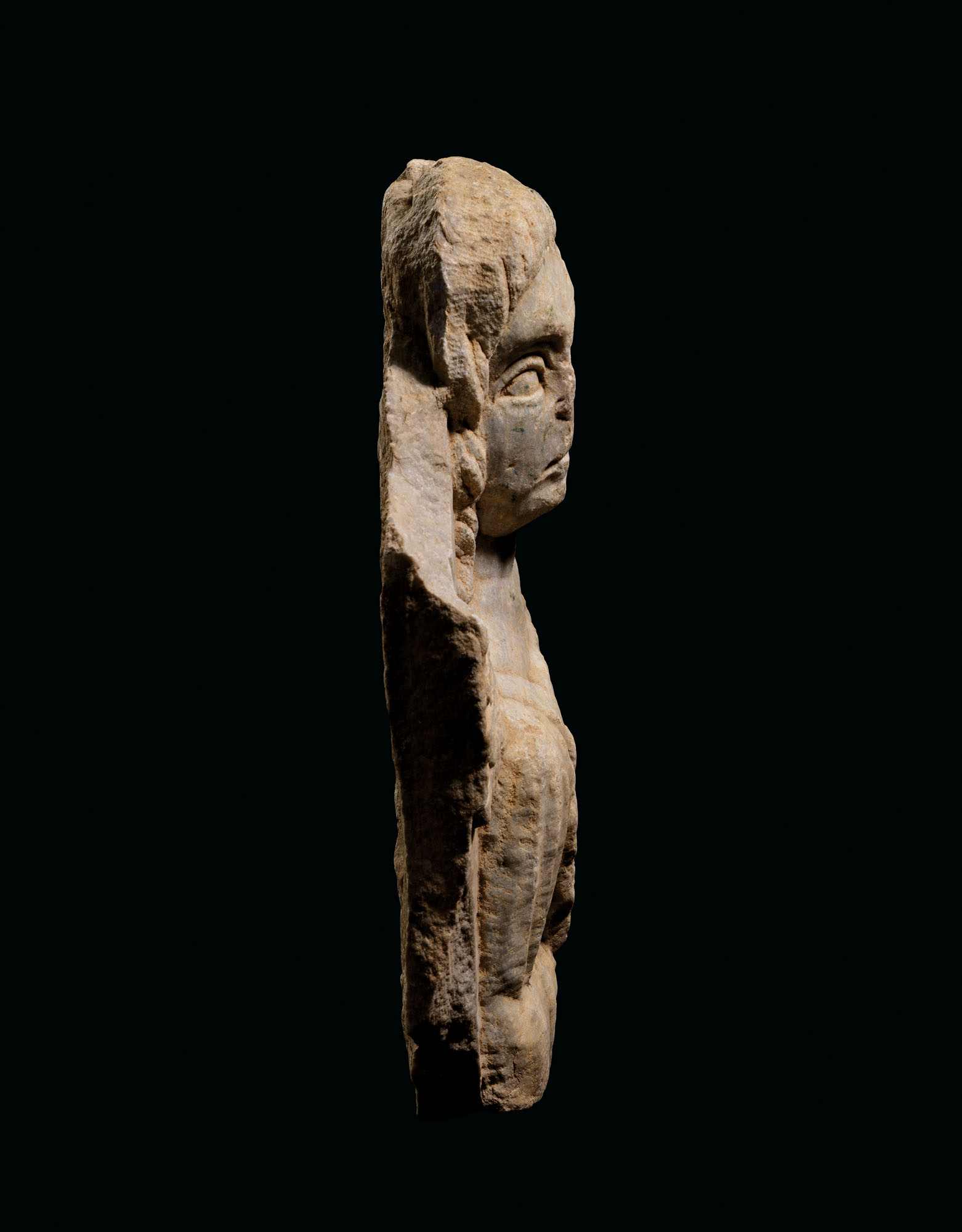 AN EARLY BYZANTINE MARBLE RELIEF FRAGMENT