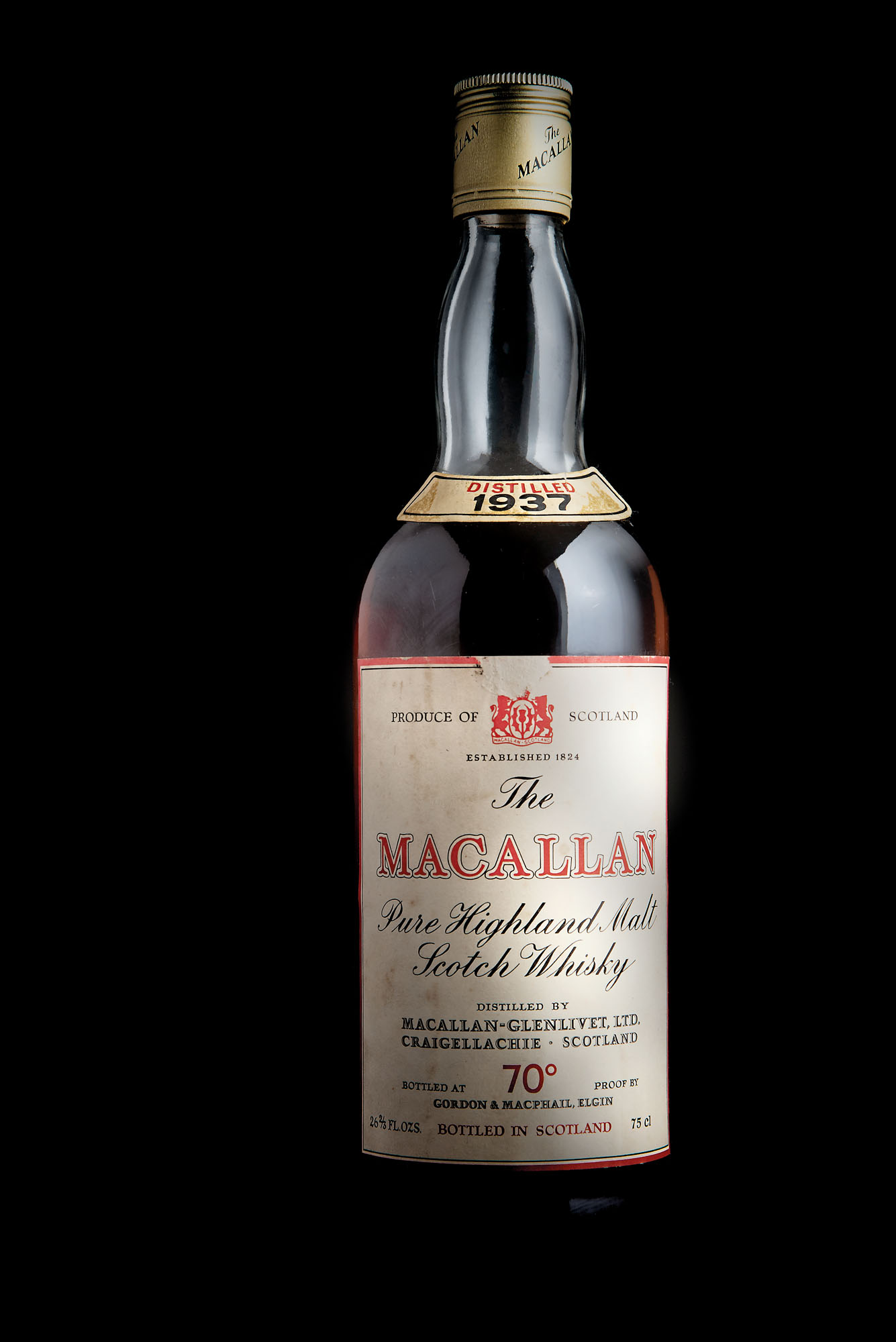 Macallan 1937 , 1 bottle per lot | Christie's