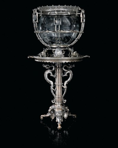 A FRENCH ‘JAPONISME’ SILVERED-
