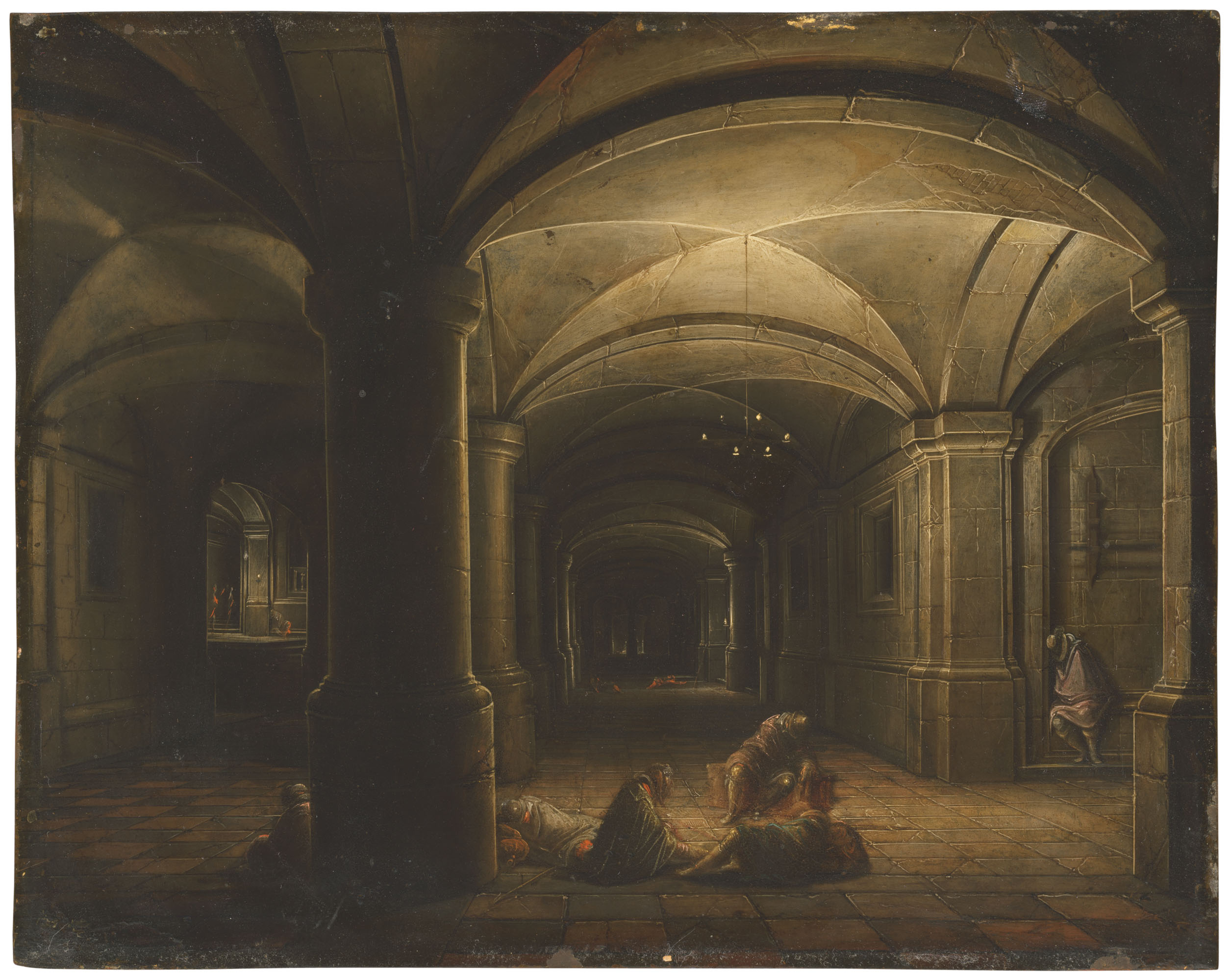 Hendrik van Steenwijck II (1580-1649), The Liberation of Saint Peter. Oil on copper, 8⅝&nbsp;x 10&frac34; in (22 x 27.3 cm). Estimate: &pound;15,000-20,000. Offered in
Old Master Paintings &amp; Sculpture, 9-30 July 2020, Online