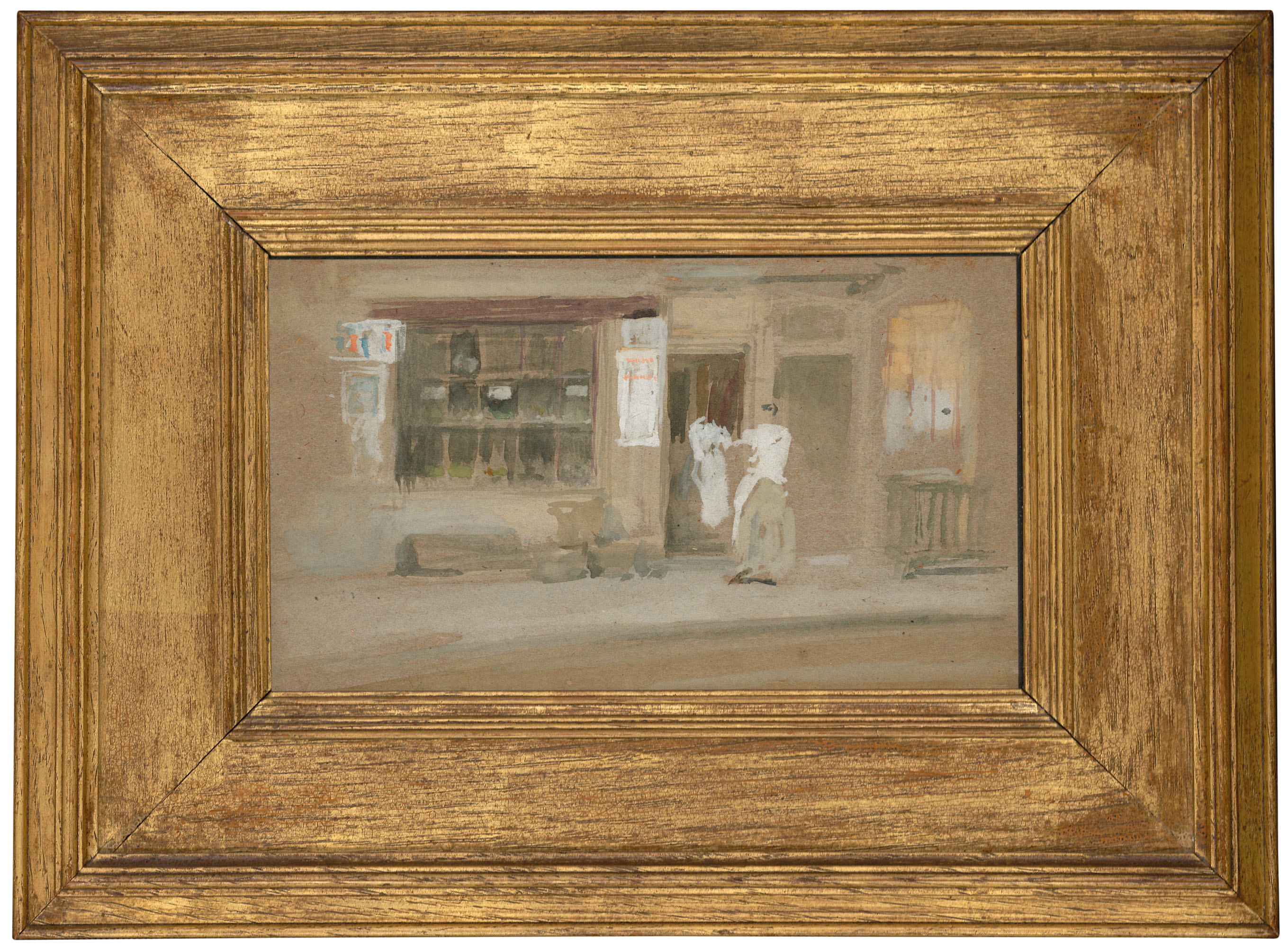 ジェームズ・マクニール・ホイッスラー James Abbott McNeill Whistler 「Variations in Flesh  Colour and Green: The Balcony」 | LINEブランドカタログ