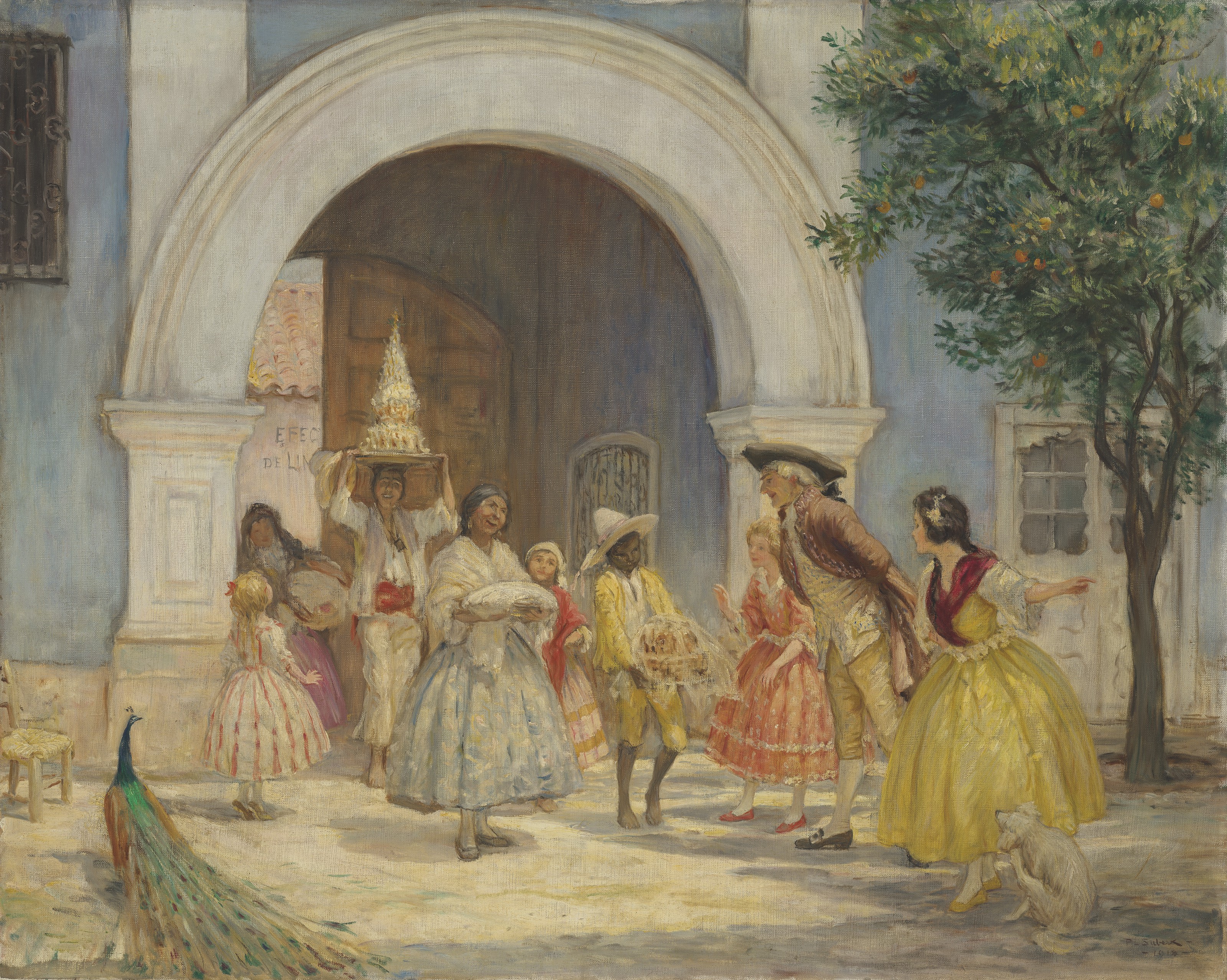 Ramón Subercaseaux Vicuña (1854-1937), La Casa Colorada, Santiago de