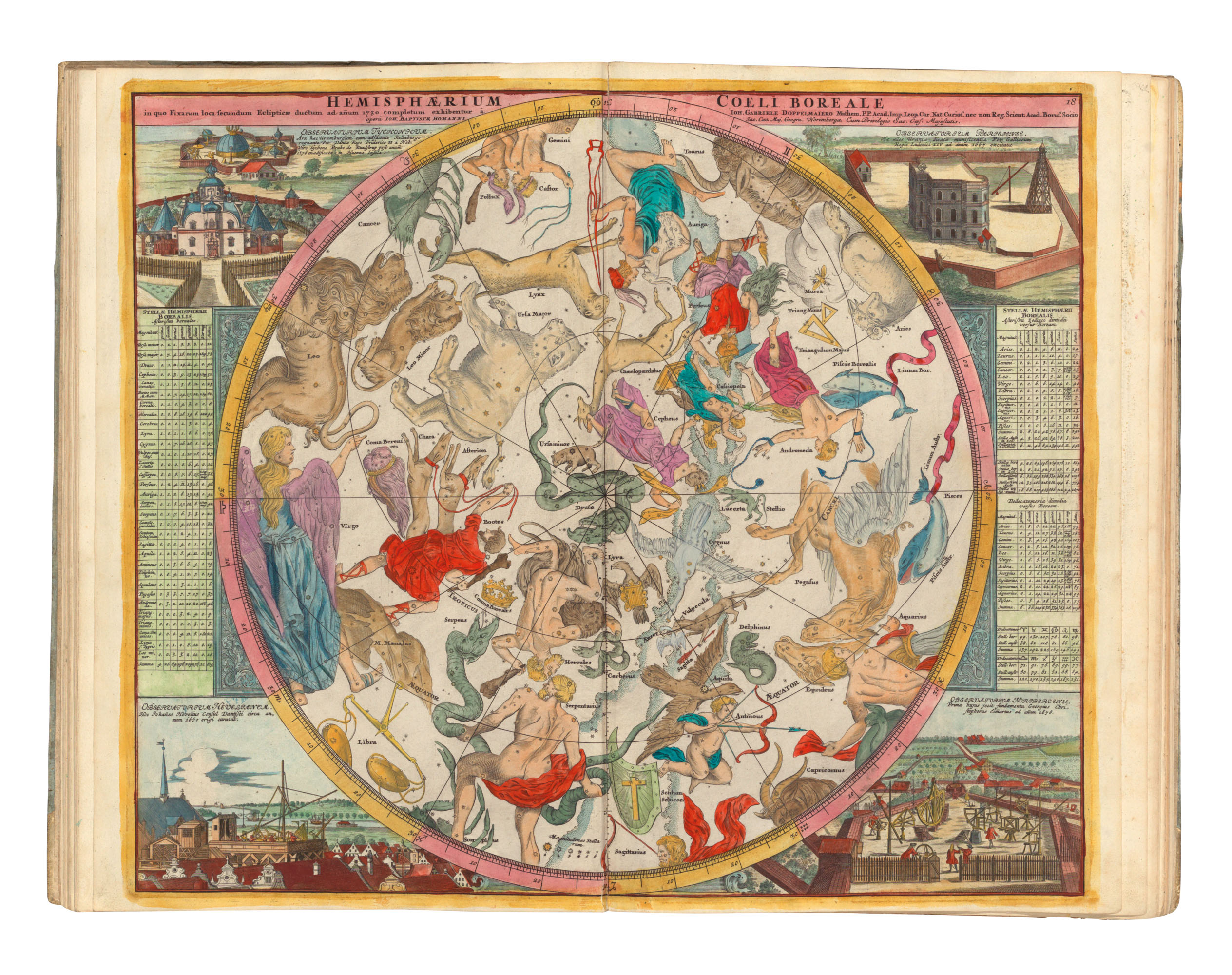 DOPPELMAYR Johann Gabriel 1671 1750 Atlas Novus Coelestis In Quo 