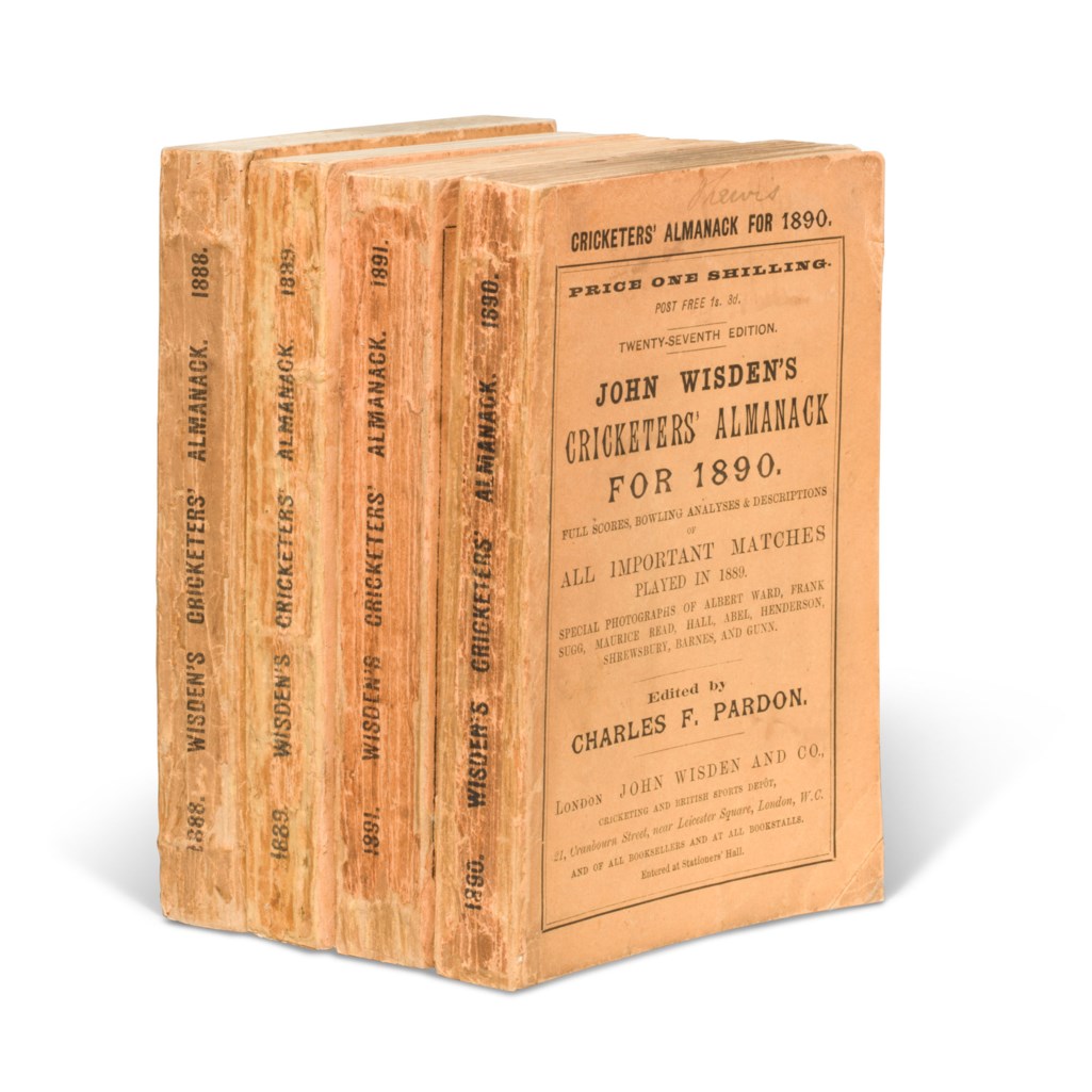 Wisden, Cricketers' Almanack for 1888 [1891] Christie’s