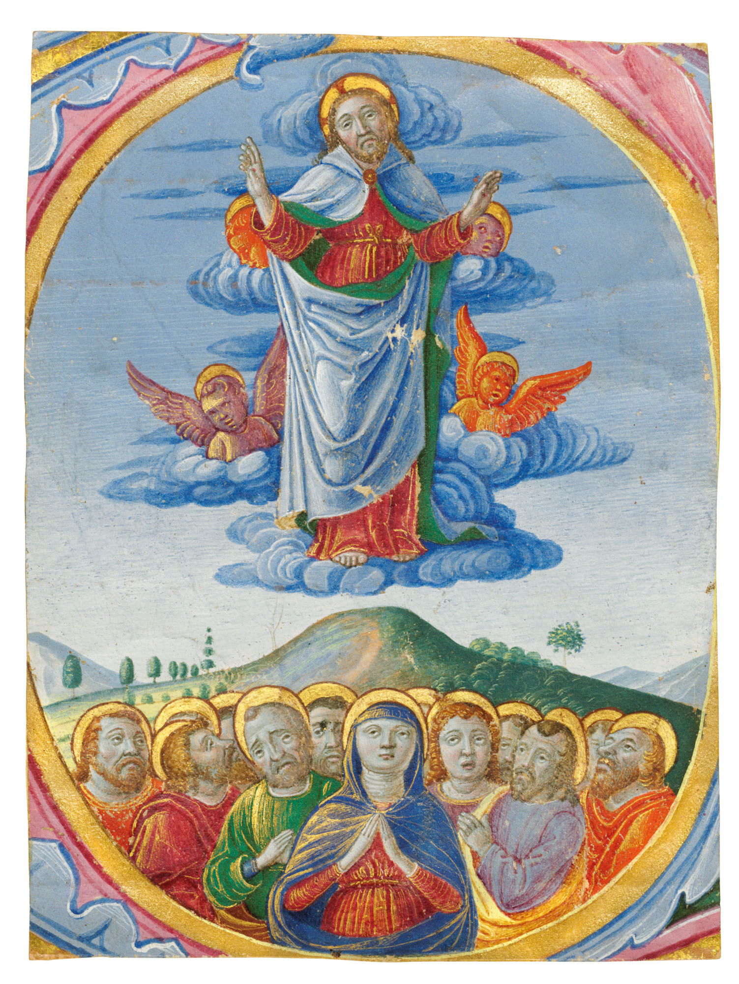 Domenico Morone (c.14421503) , THE ASCENSION OF CHRIST, VERONA, C.1500