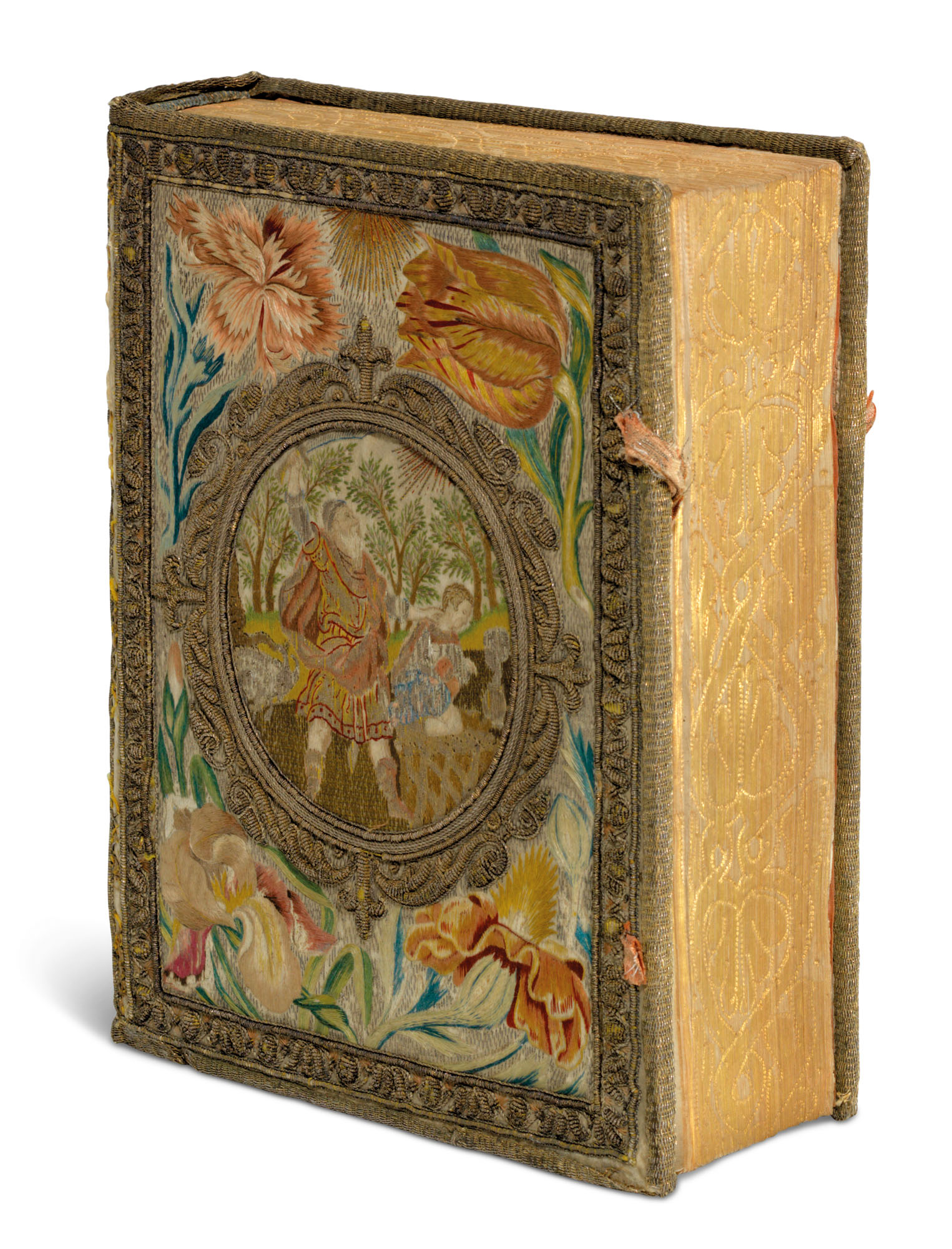 Embroidered Binding , HOLY BIBLE. 1622 Christie's
