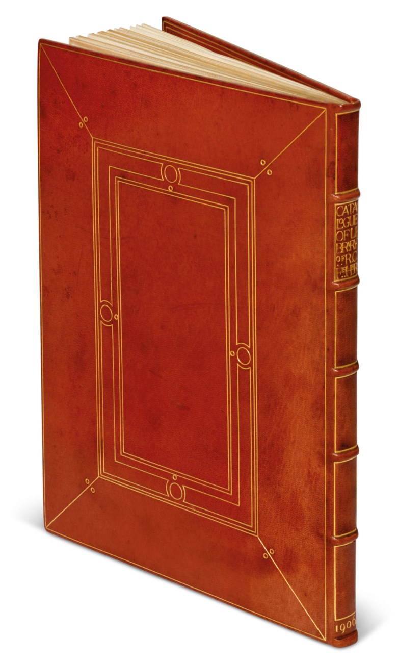 Richard Fisher (18091890), CATALOGUE OF [HIS] LIBRARY 1906 Christie's