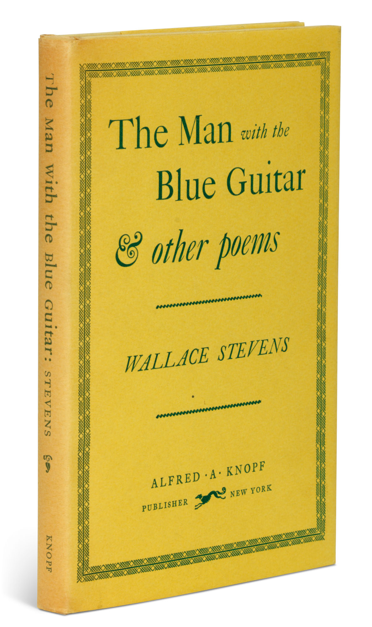 Wallace Stevens (18791955) , THE MAN WITH THE BLUE GUITAR. 1937