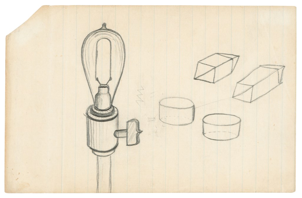 Edison Works On His Lightbulb Thomas Edison 1880 1886 Christie S