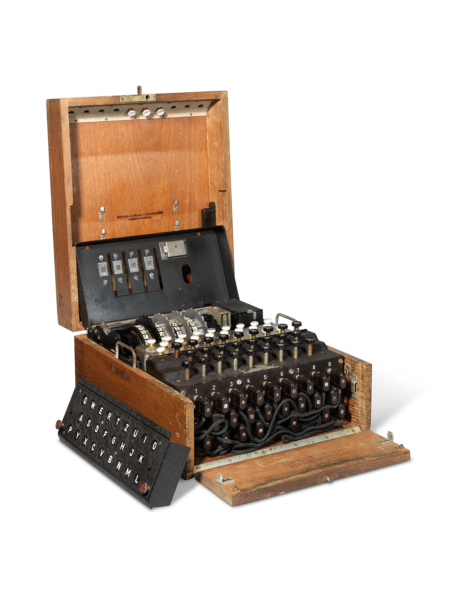 A Second World War enigma machine, Olympia B&uuml;romaschinenwerke, 1944. Sold for &pound;347,250 on 16 July 2020 at Christie's Online