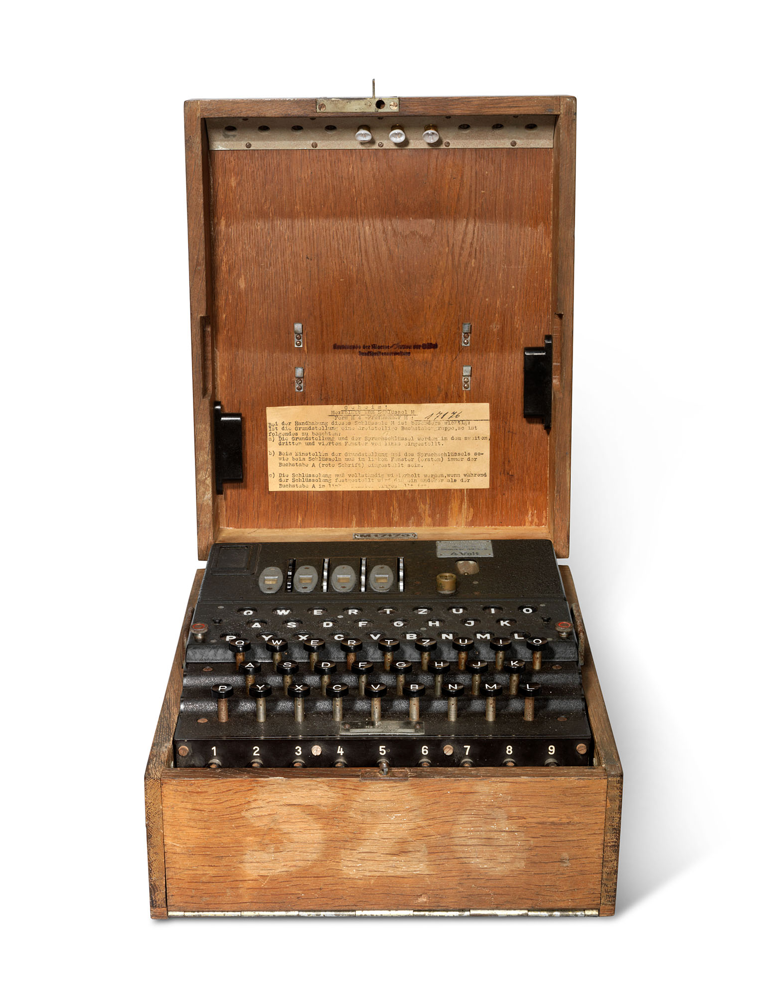 A Second World War Enigma Machine Olympia Buromaschinenwerke 1944 Christie S