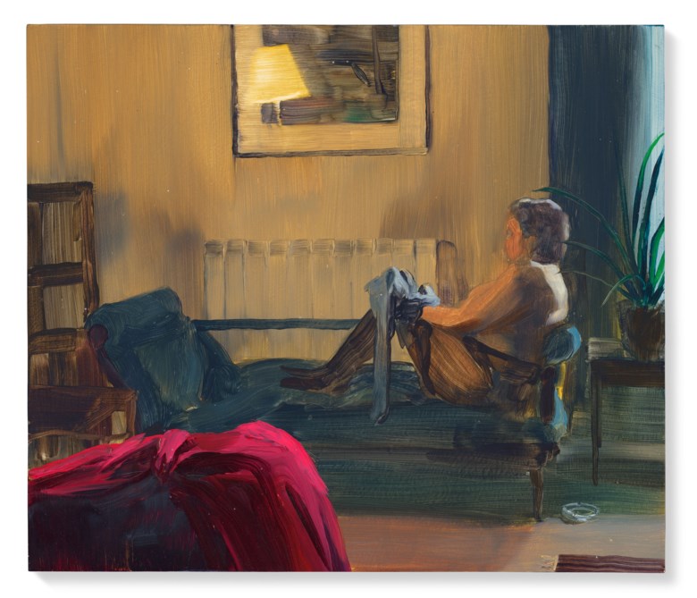 Caroline Walker (b. 1982), St. Pauls Road 5.30pm, 2009. Oil on board. 11¾ x 13¾ in (29.9 x 35 cm). Estimate £4,000-6,000. Offered in First Open Post-War & Contemporary Art Online, 14-27 October 2020, Online