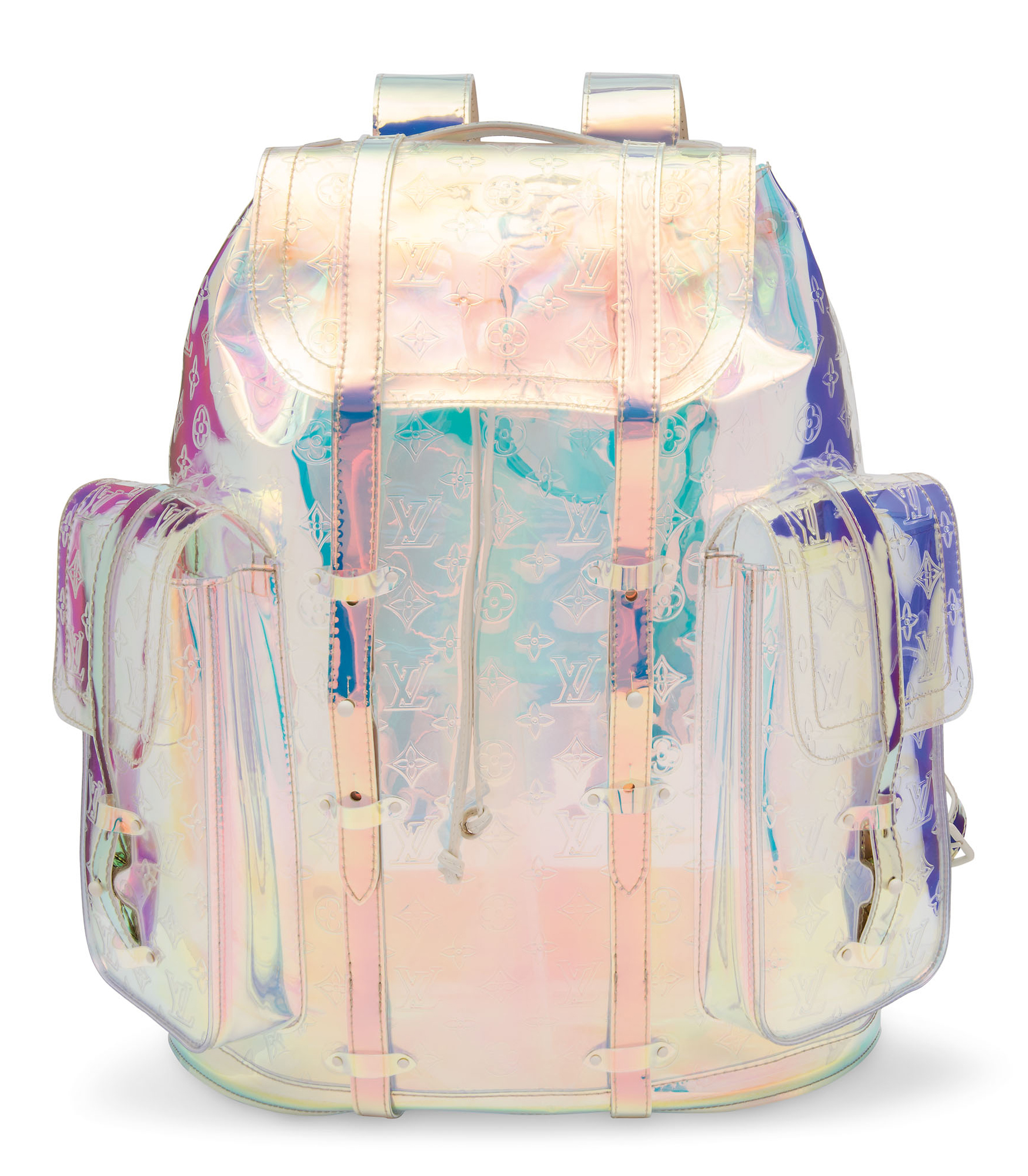 A LIMITED EDITION IRIDESCENT MONOGRAM PVC PRISM CHRISTOPHER GM BACKPACK
