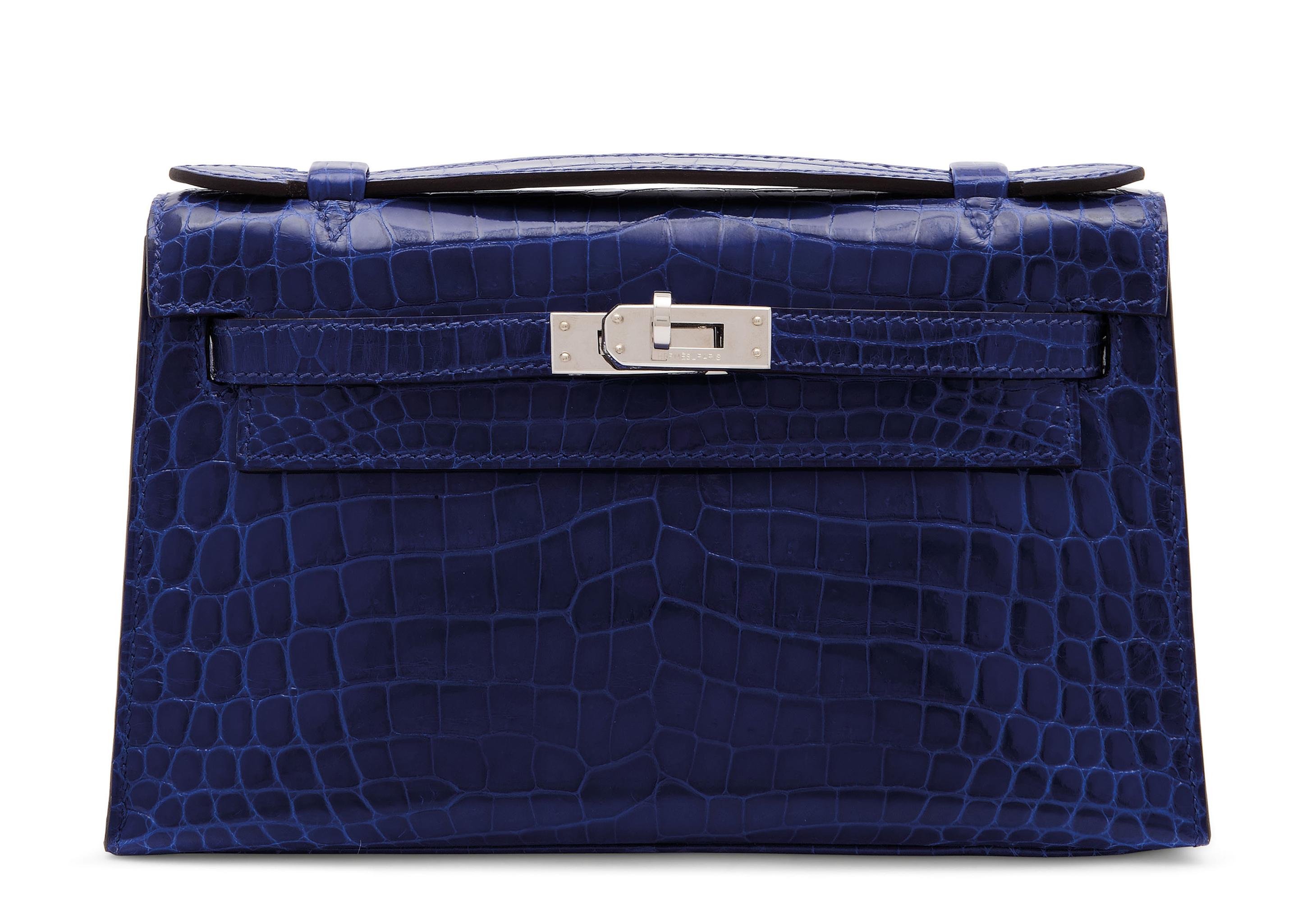 Pochette bleu store electrique