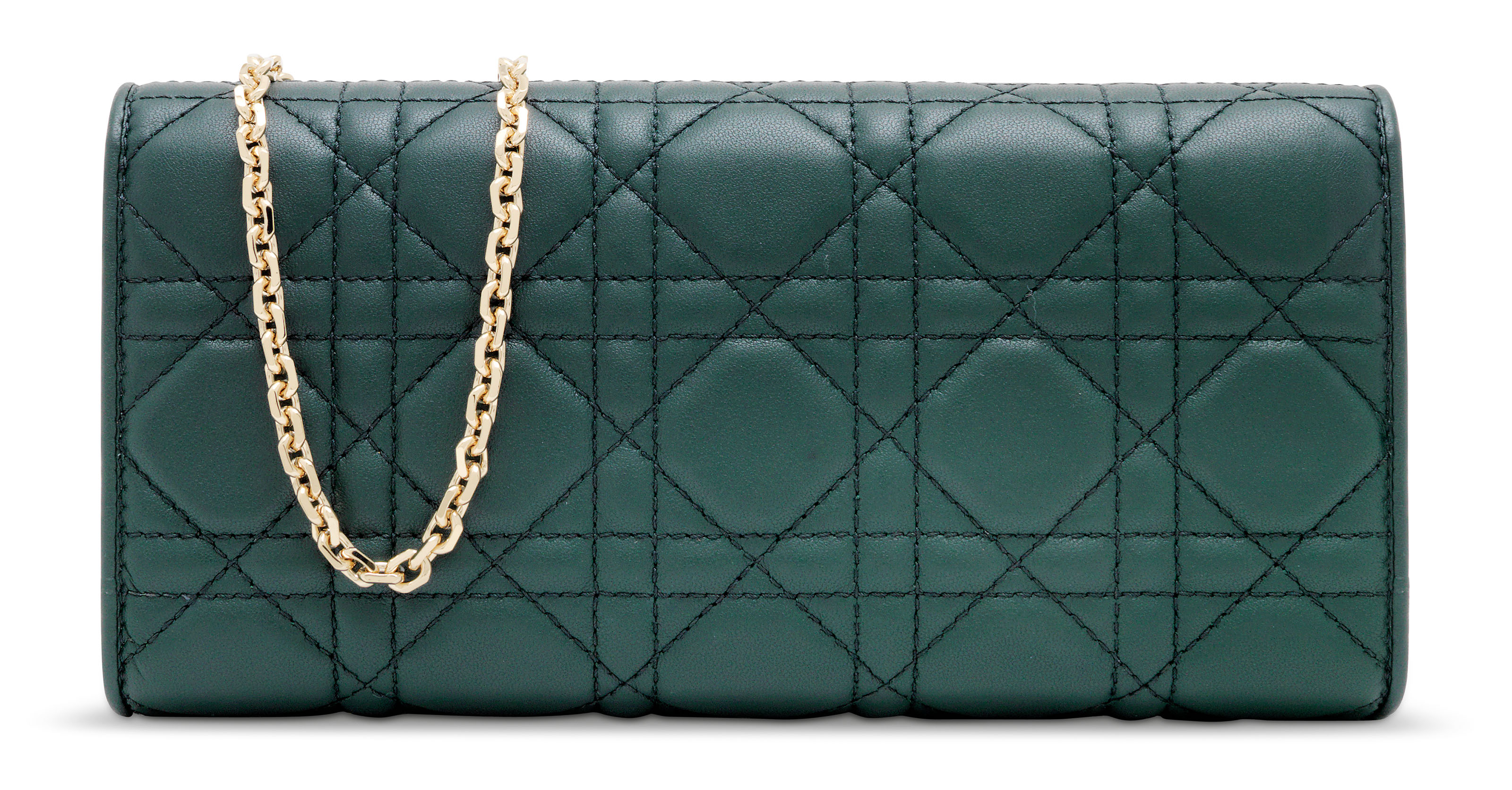 A SET OF TWO: A GREEN WOVEN LEATHER SAMOURAI BAG BY JOHN GALLIANO