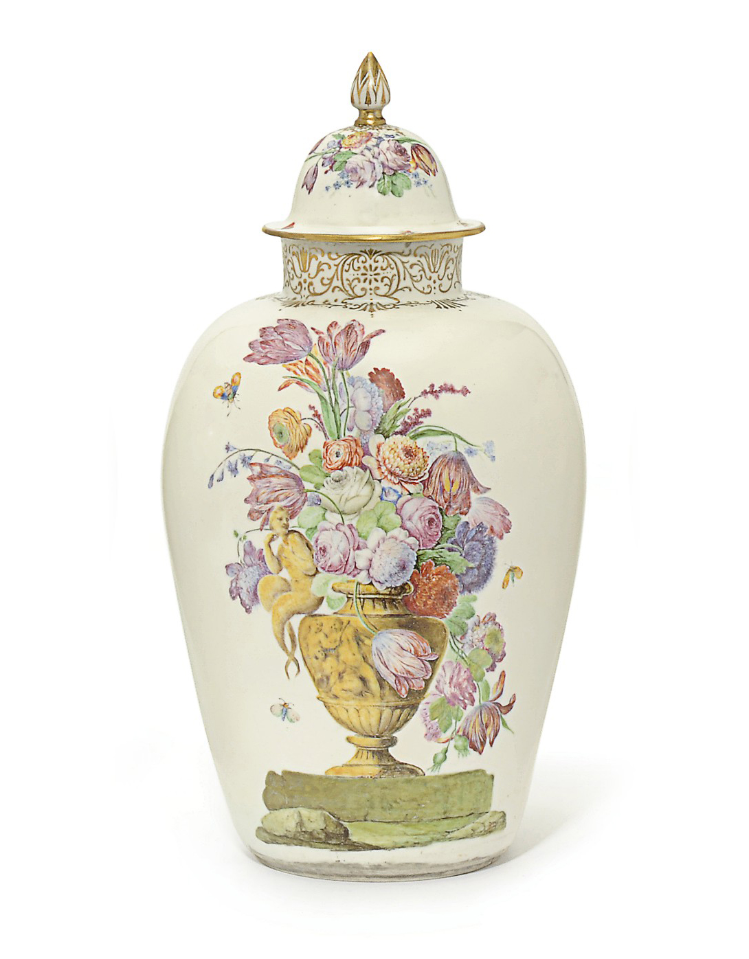 Catalog image of CIRCA 1750-55, TRACES OF BLUE FLEUR DE LYS MARK