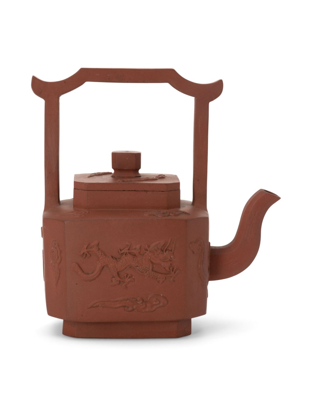 A CHINESE YIXING RED POTTERY TEAPOT, 18TH CENTURY Christie’s