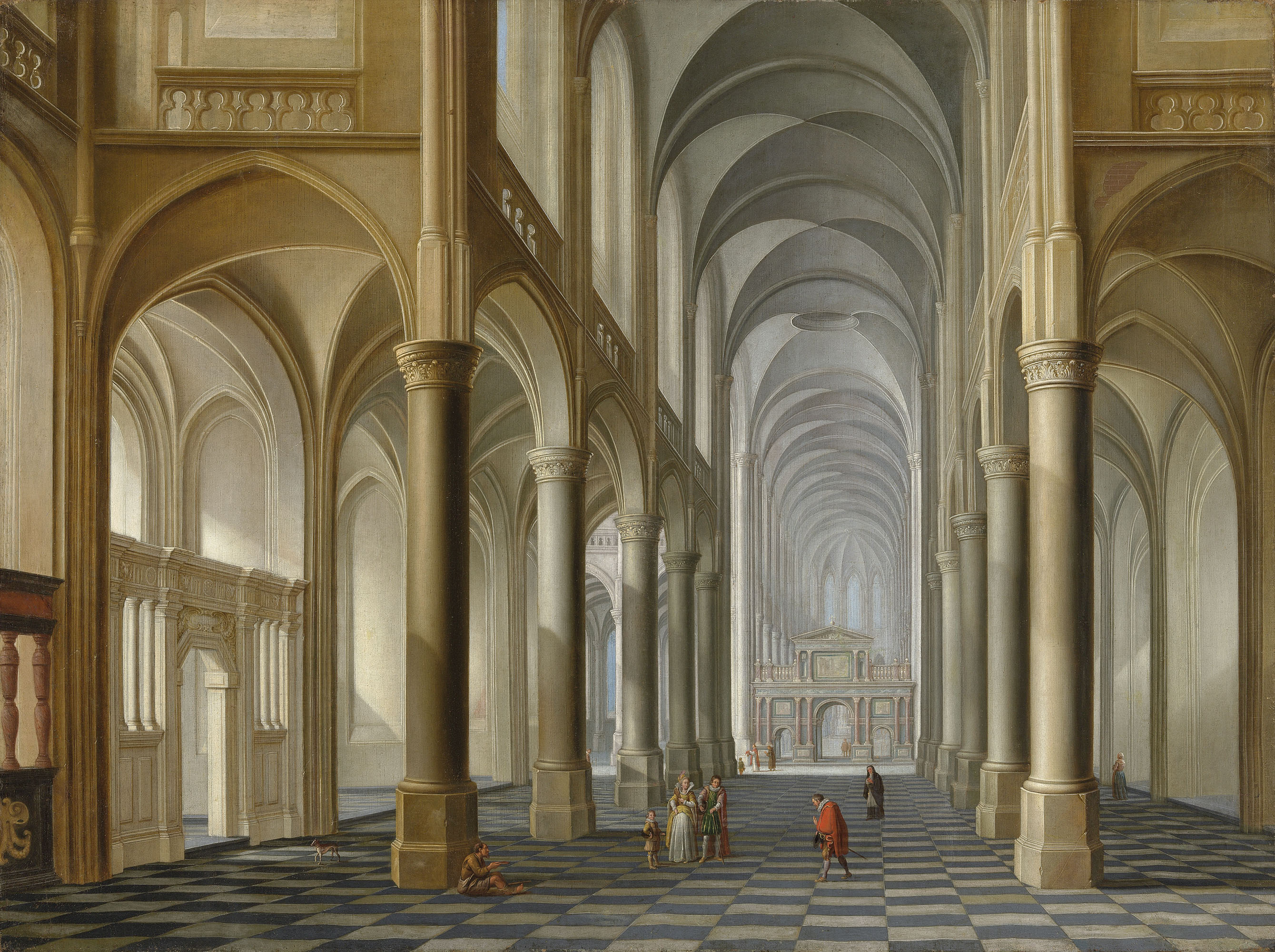 ATTRIBUTED TO DIRCK VAN DELEN (HEUSDEN 1604/1605-1671 ARNEMUIDEN), The ...