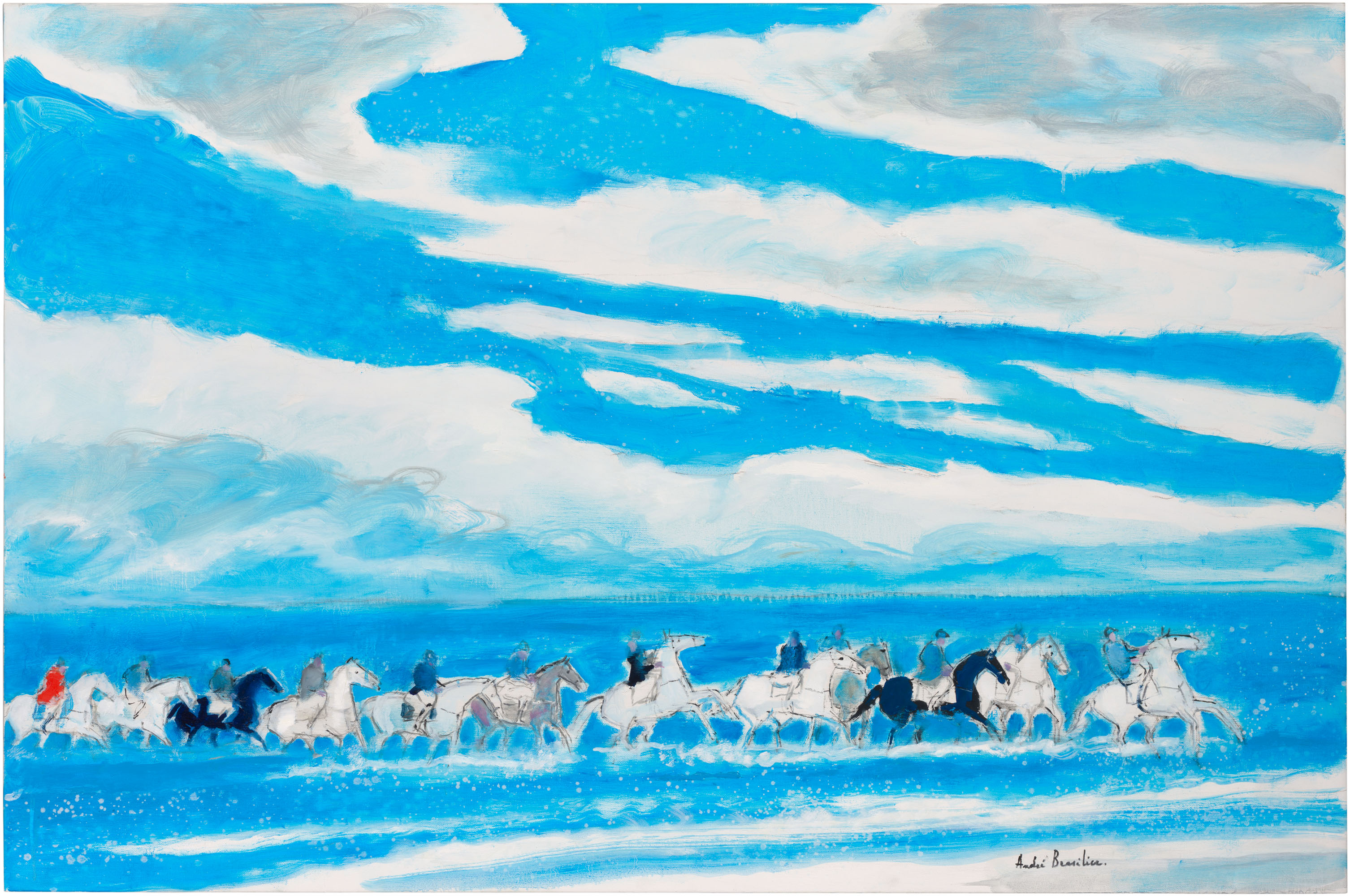 ANDRÉ BRASILIER (b. 1929), Cavalcade camarguaise | Christie's
