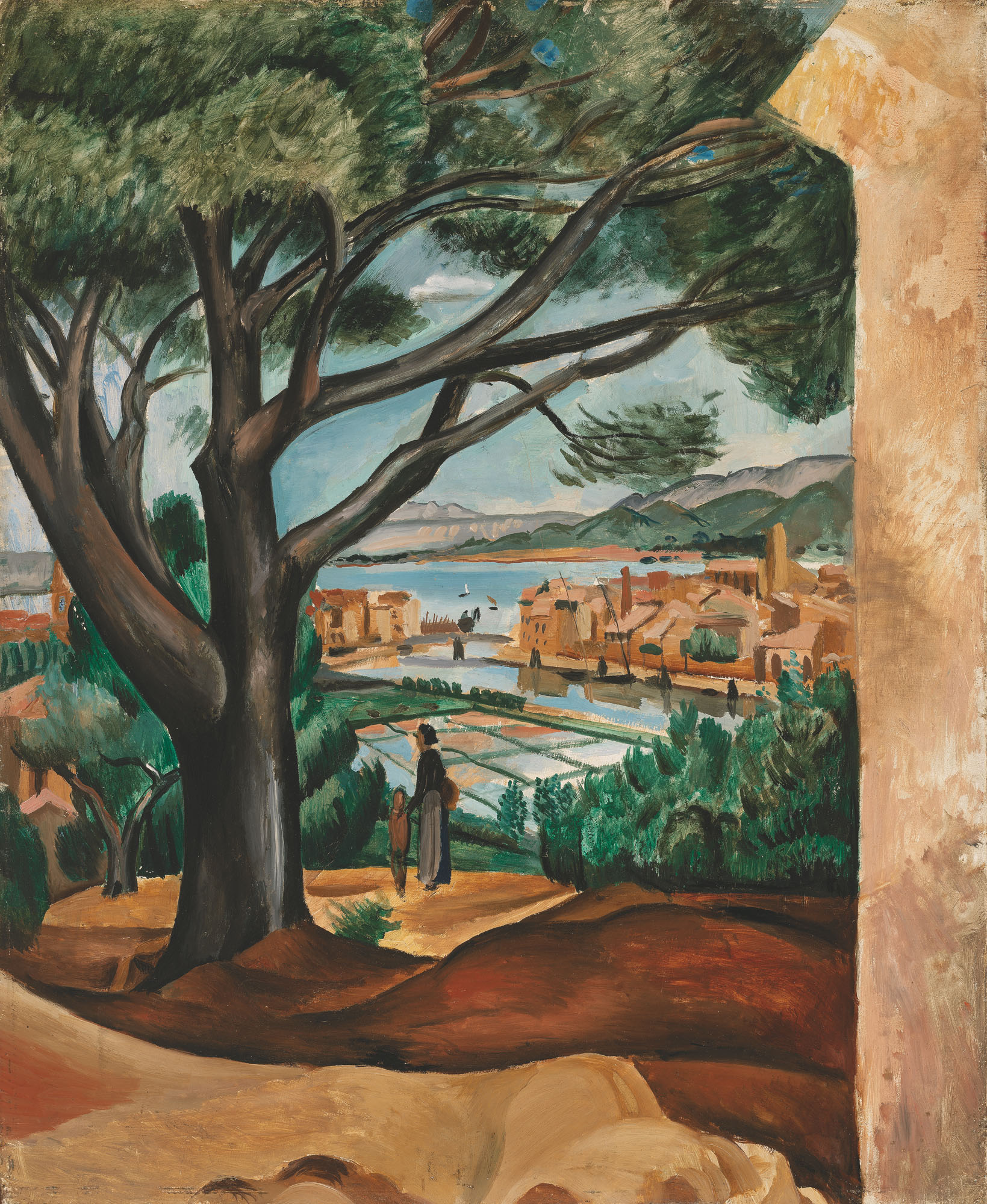Andr&eacute; Derain (1880-1954), Les Salins de Martigues, 1913. Oil on panel. 28&frac34; x 23&frac12; in (73.1 x 59.8 cm). Sold for &pound;212,500 on 17 July 2020, Online