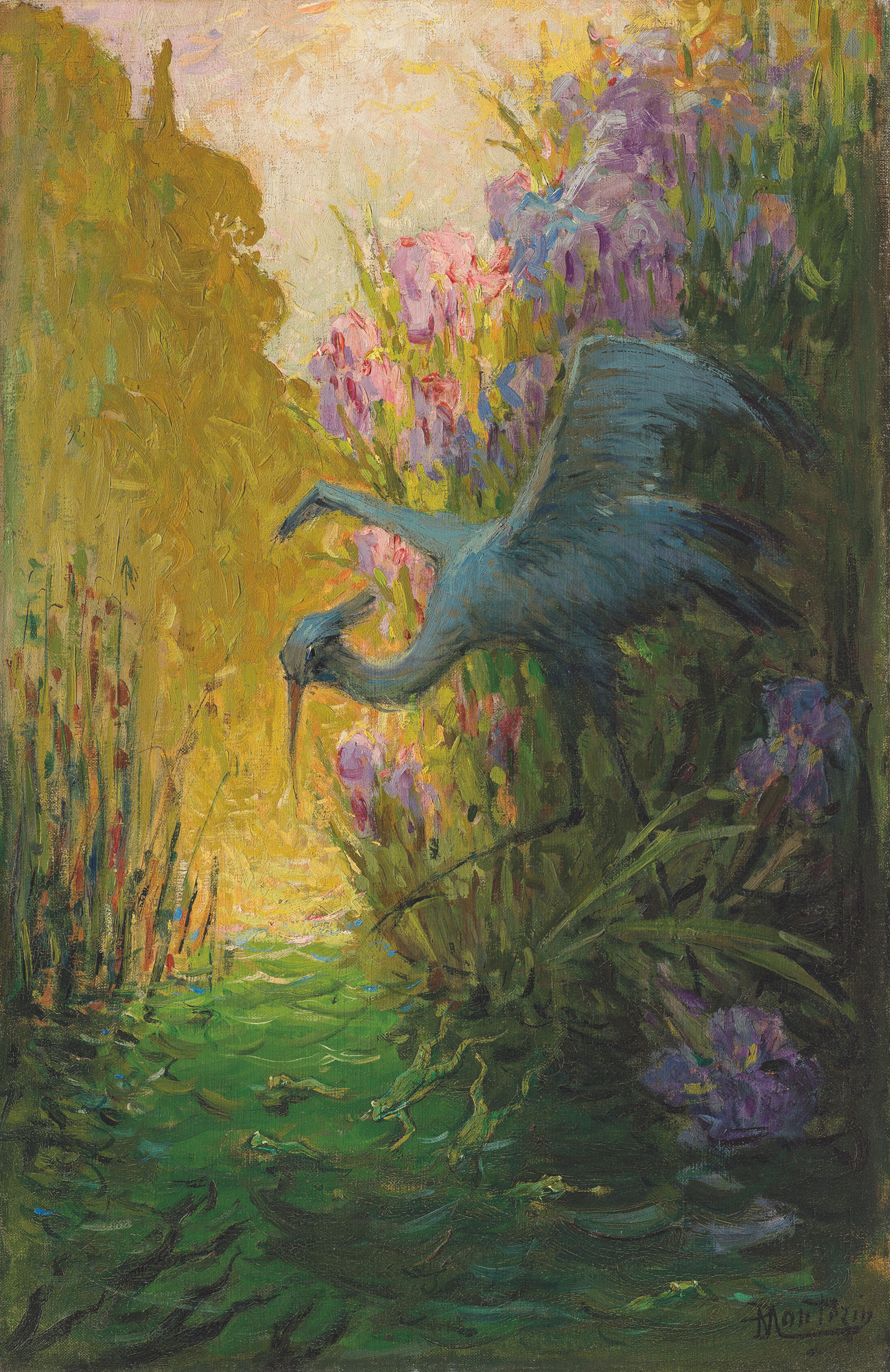 PIERREEUGÈNE MONTEZIN (18741946), Héron Christie’s