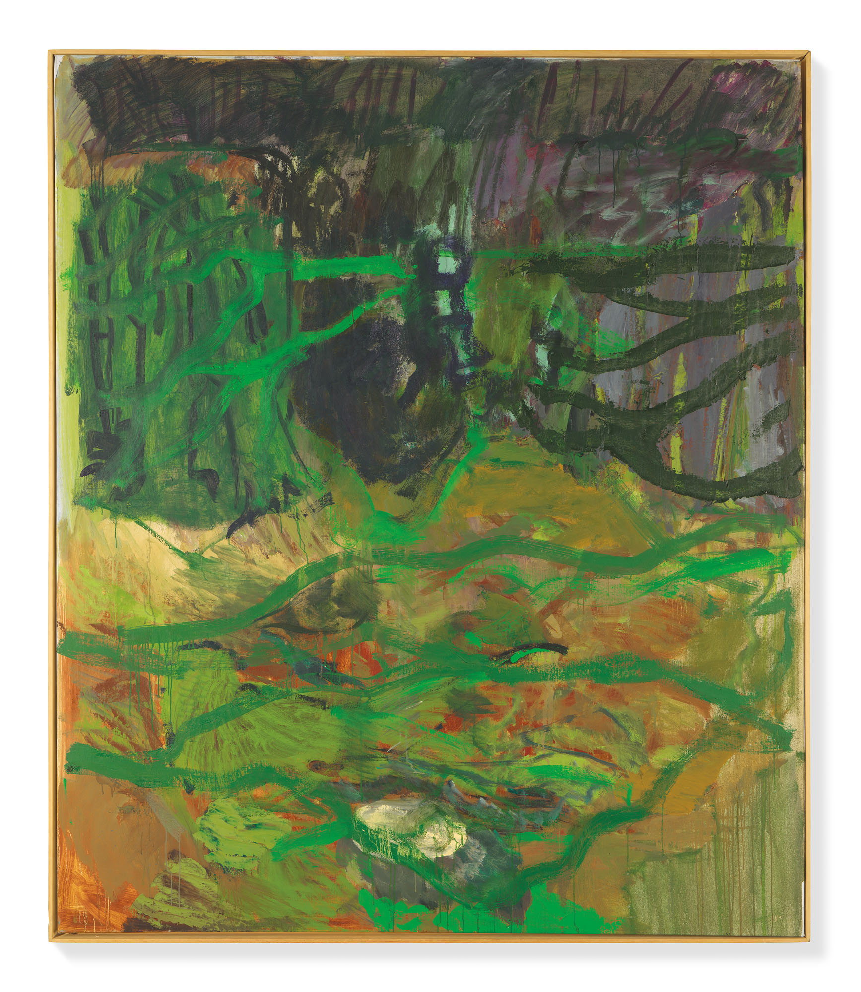 Per Kirkeby (1938-2018), Mild Vinter II, 1989. Oil on canvas. 78⅞ x 67⅛&nbsp;in (200.5 x 170.5 cm). Estimate: &pound;200,000-300,000. Offered in 
The World Is A Sphere: Art from the Faurschou Foundation, 3-16 July 2020, Online