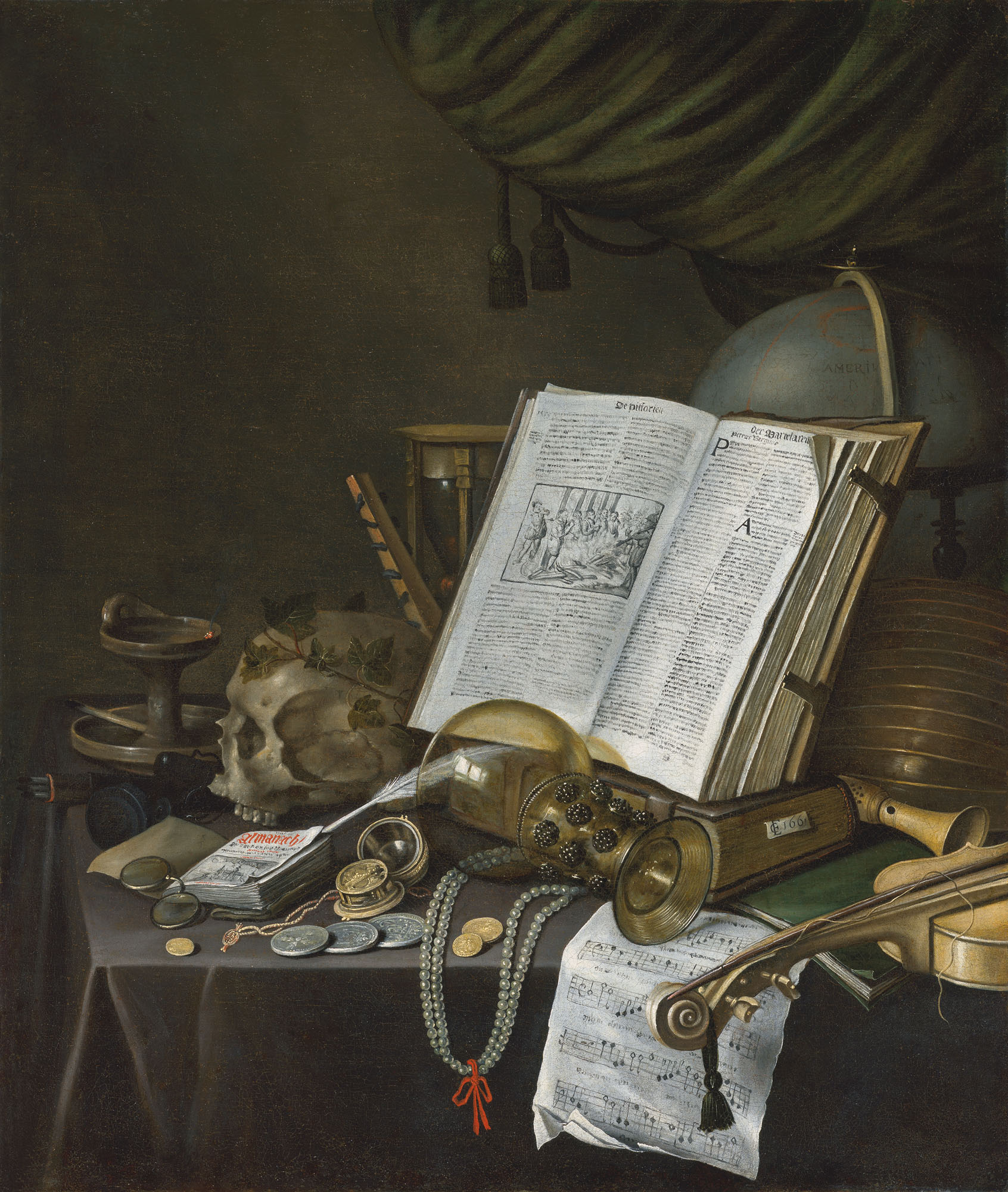 EDWAERT COLLIER (BREDA 16421708 LONDON), A vanitas still life with
