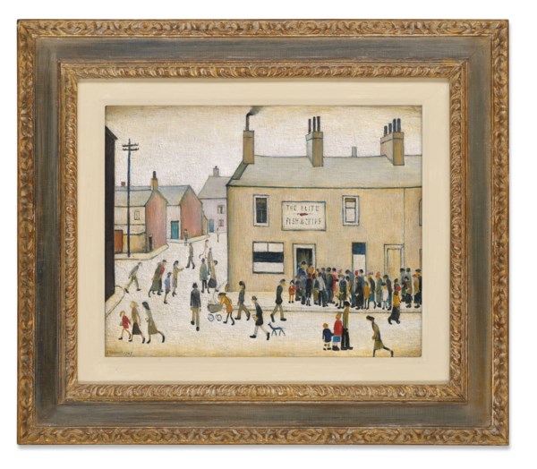 LAURENCE STEPHEN LOWRY, R.A. (18871976), The Elite Fish and Chip Shop