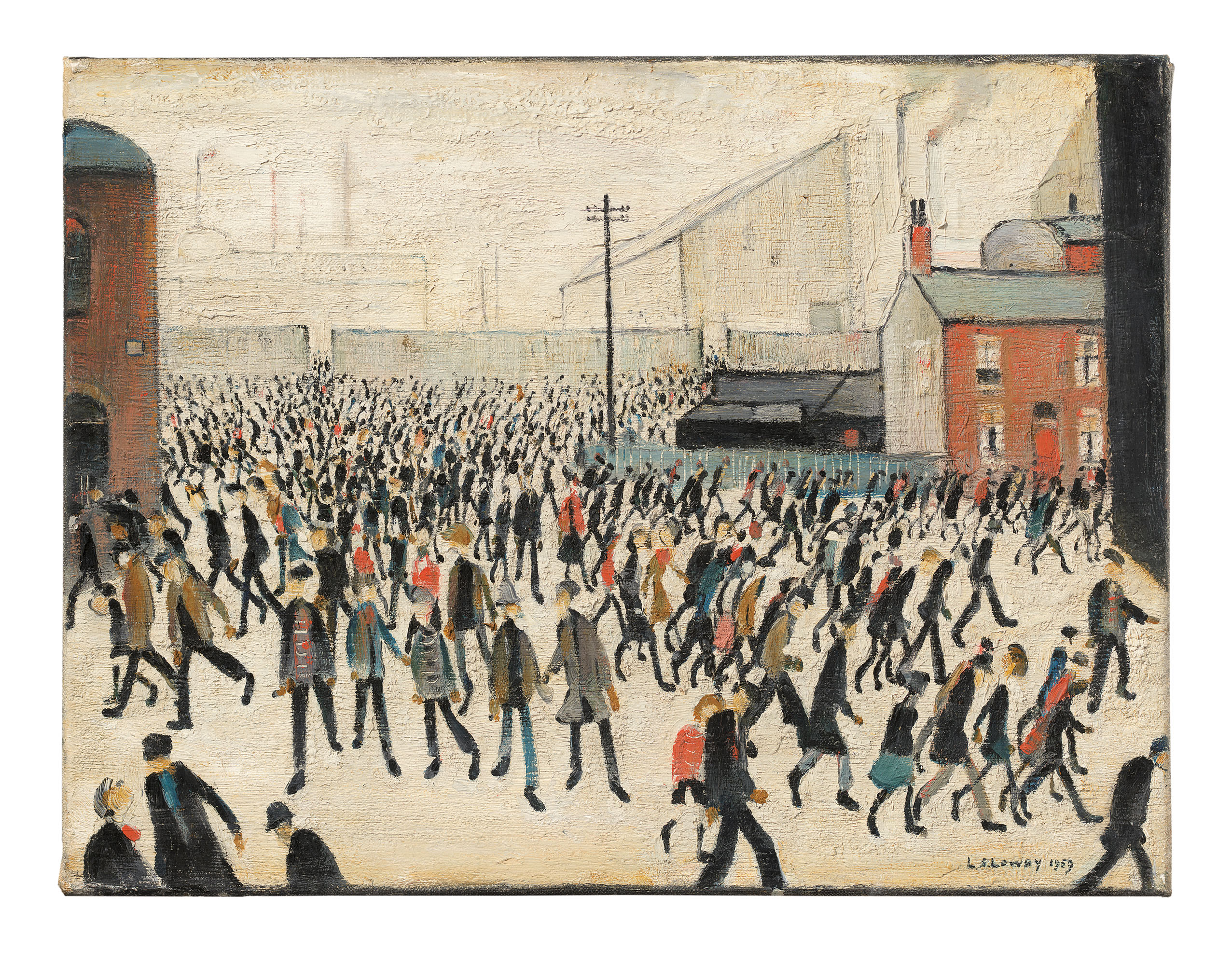 LAURENCE STEPHEN LOWRY, R.A. (1887-1976), Coming from the Match