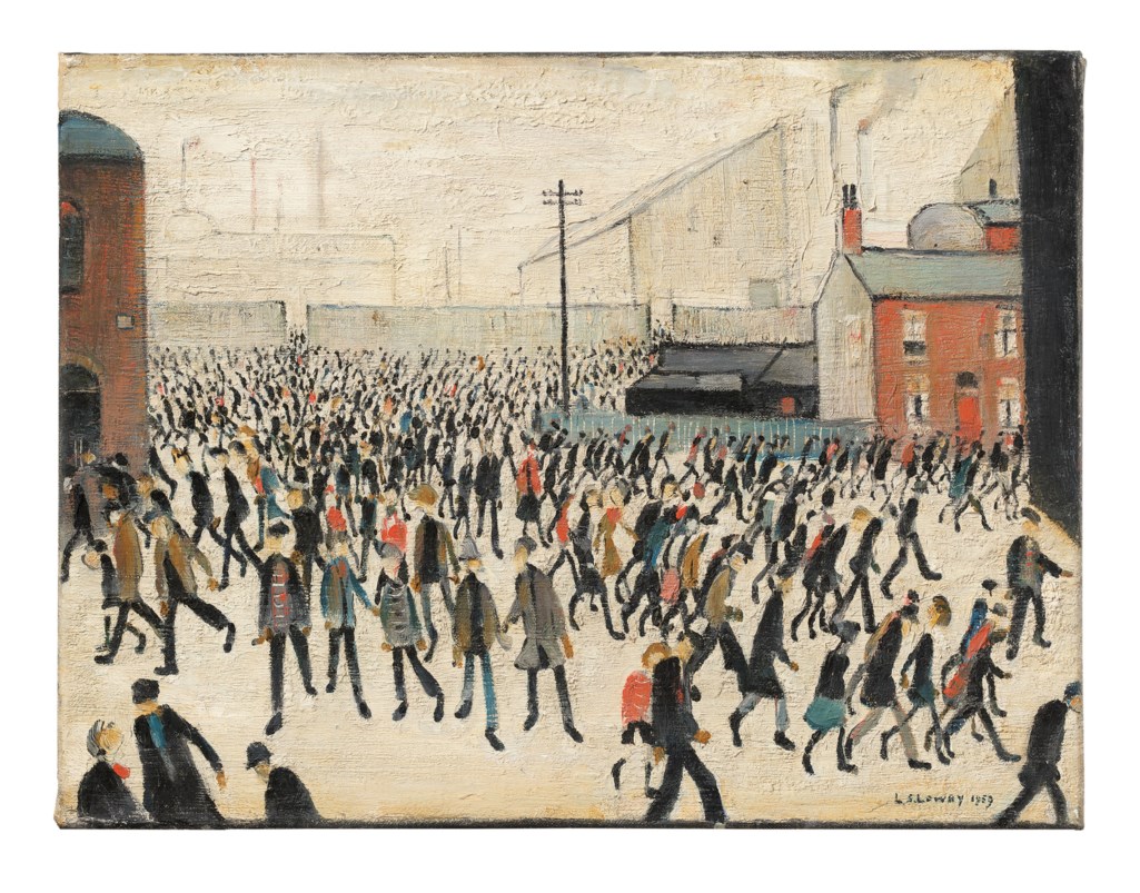 LAURENCE STEPHEN LOWRY, (1887-1976), Coming from the Match