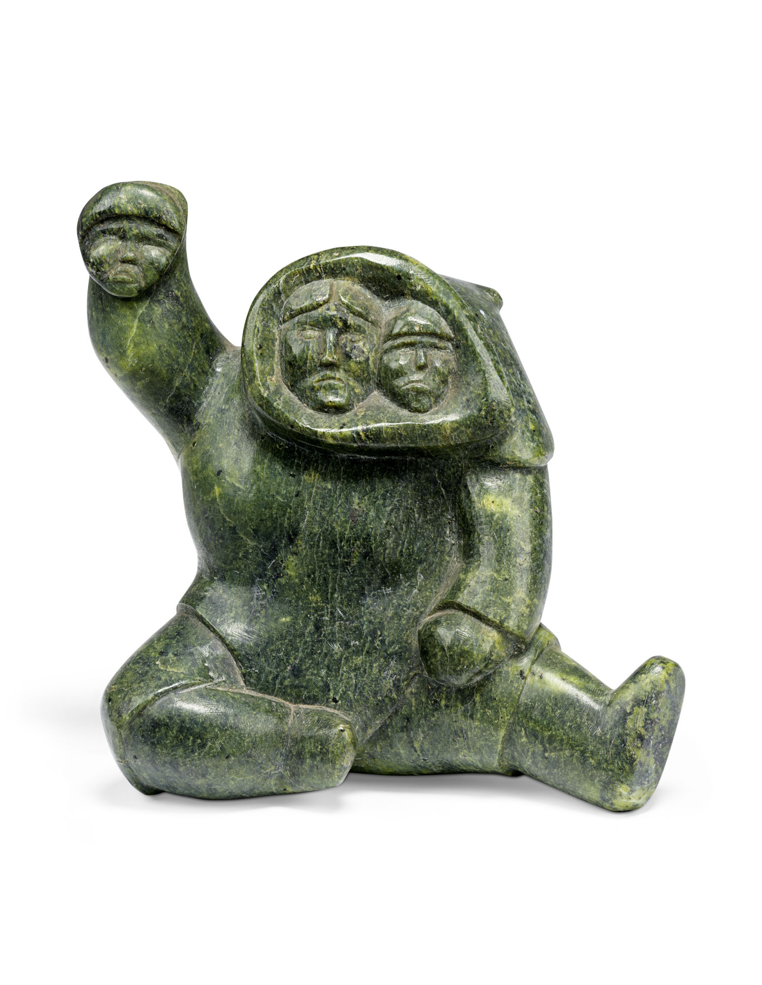 AN INUIT SOAPSTONE FIGURAL GROUP, EARLY 20TH CENTURY | Christie's